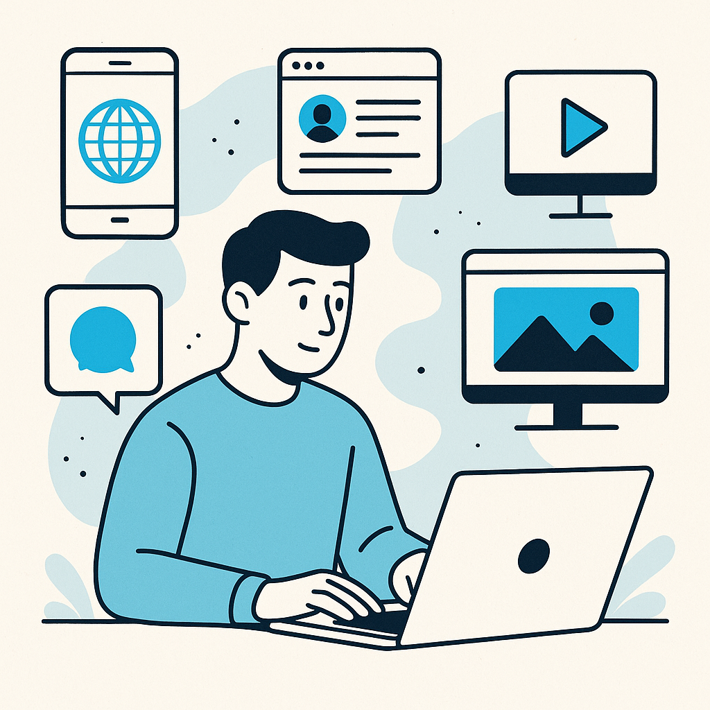 Implementing Brand Consistency Across Multiple Platforms β illustration