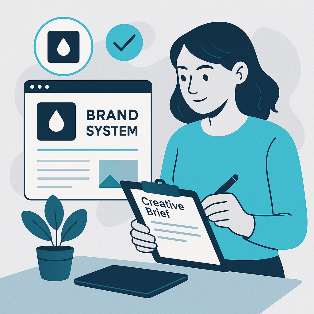 Demonstrating the System in Action: Crafting the Brief — illustration