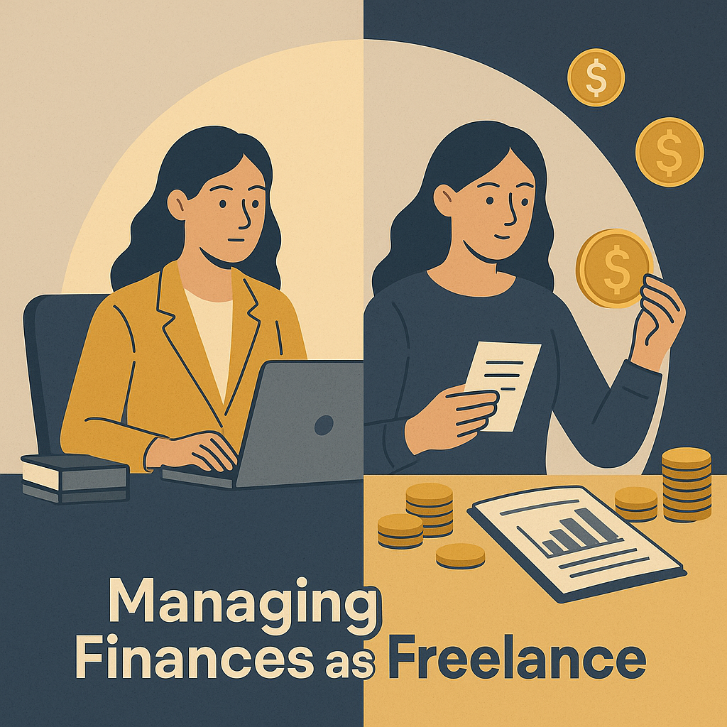 Managing Finances as a Freelancer — illustration