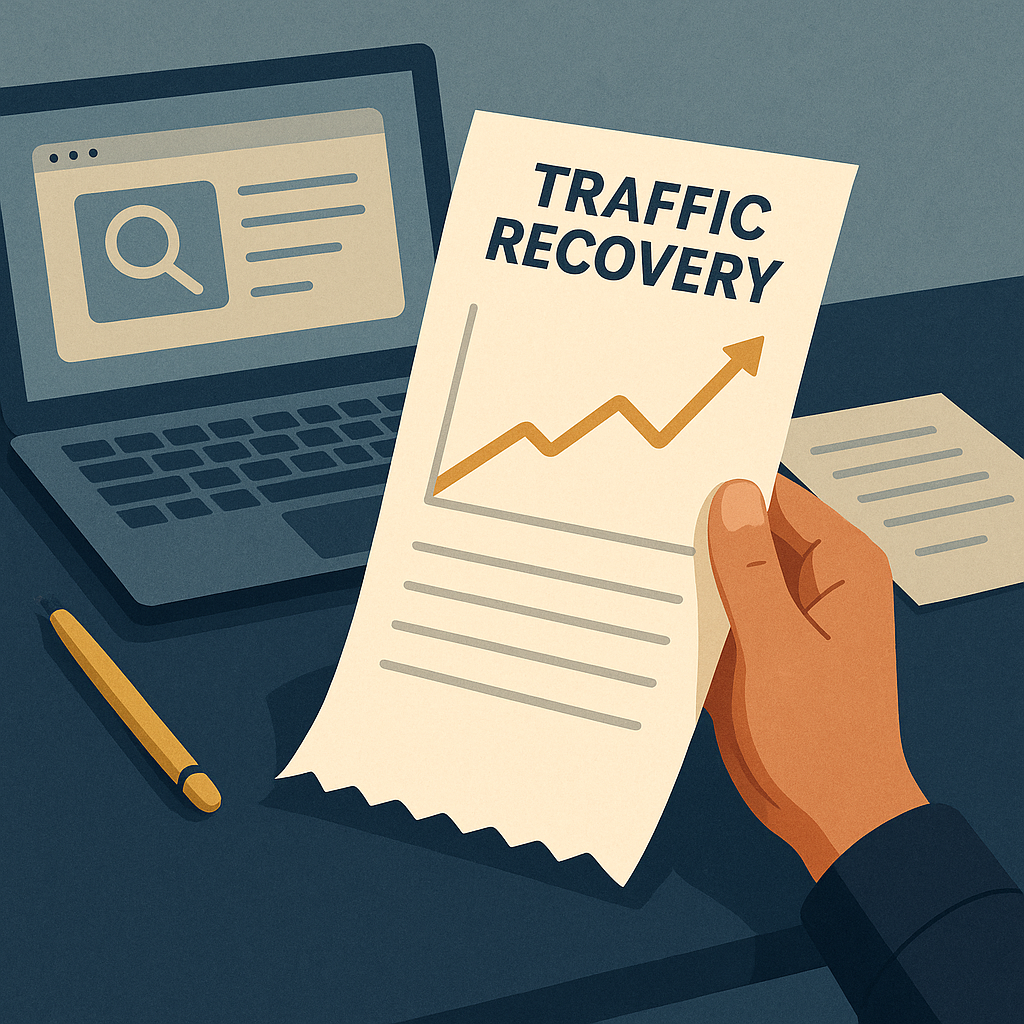 Receipts: The Real Numbers Behind Traffic Recovery — illustration