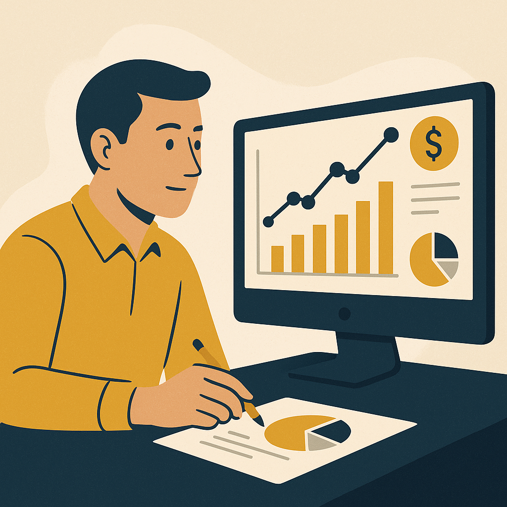 Measuring Success: Key Performance Indicators for Passive Income — illustration