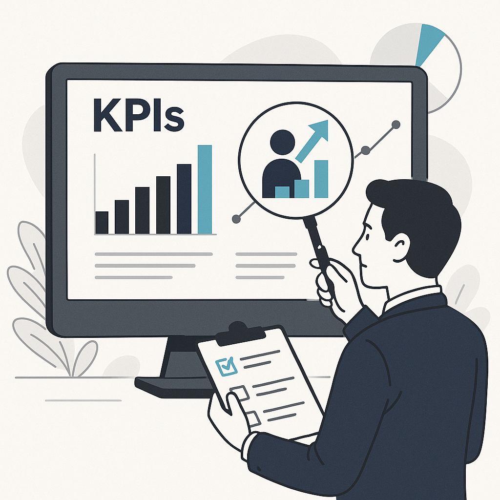 Key Performance Indicators (KPIs) for Success — illustration