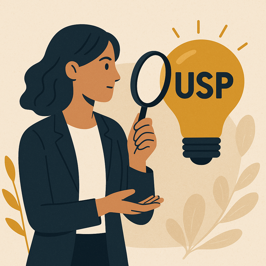 Developing a Unique Selling Proposition (USP) — illustration