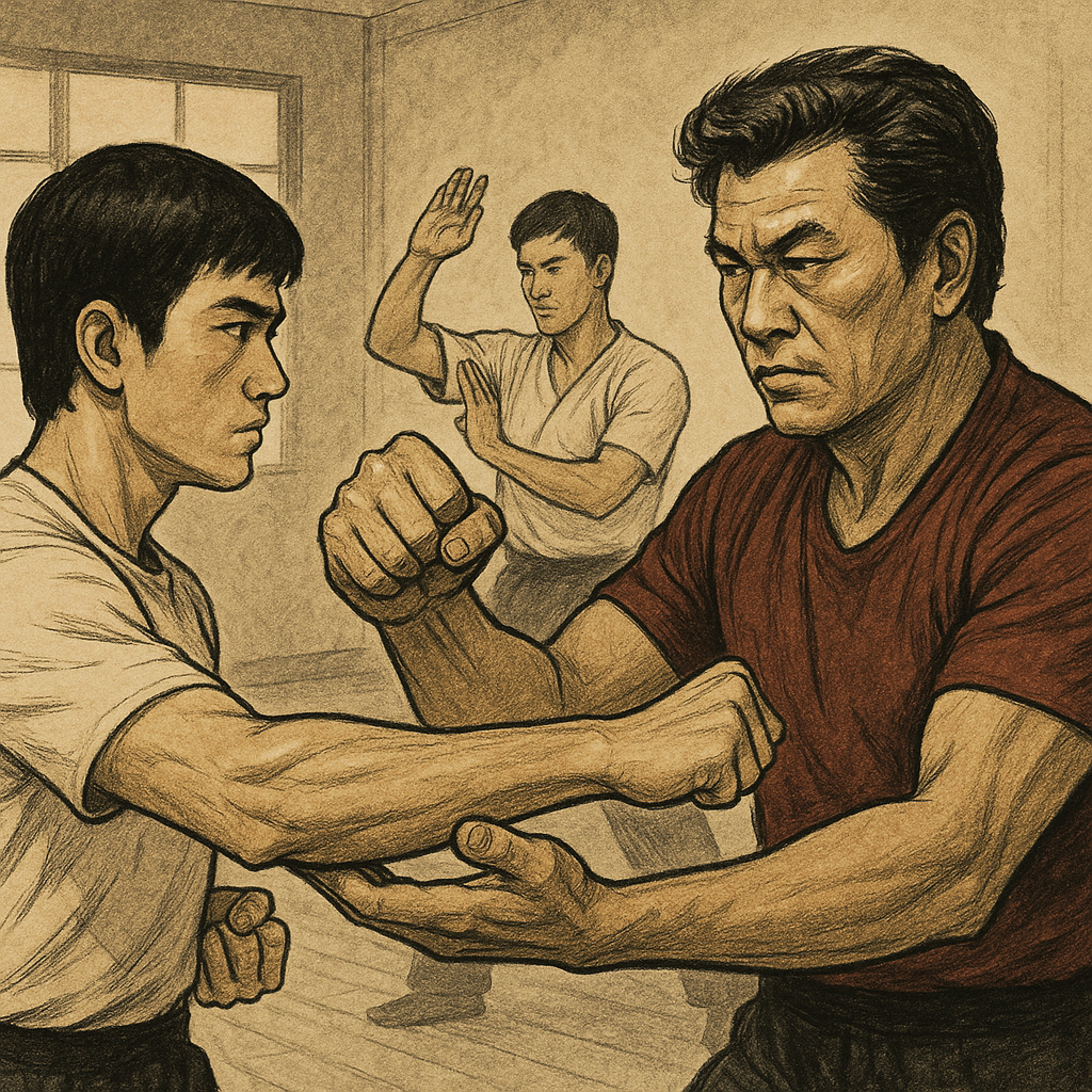 Behind the Scenes: Training and Choreography — illustration