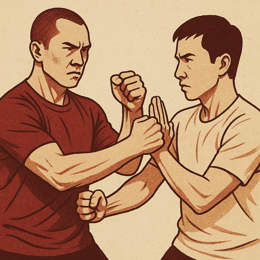 What Accurate Wing Chun Looks Like in Real Time — illustration
