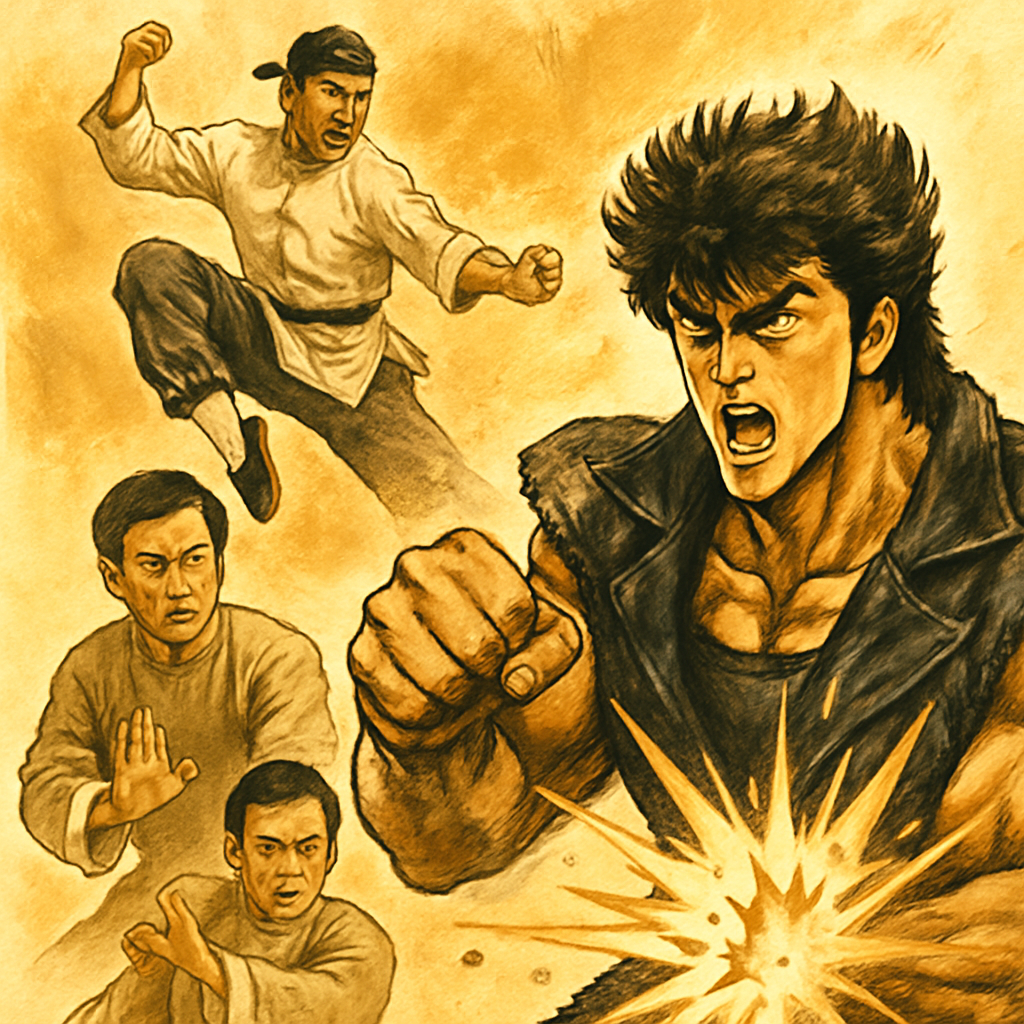 The 1986 Film's Debt to Specific Shaw Choreographers — illustration