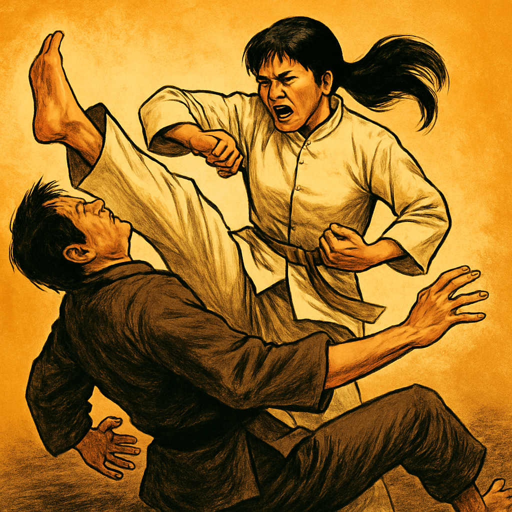 The Fights Themselves: What Made Her Different — illustration