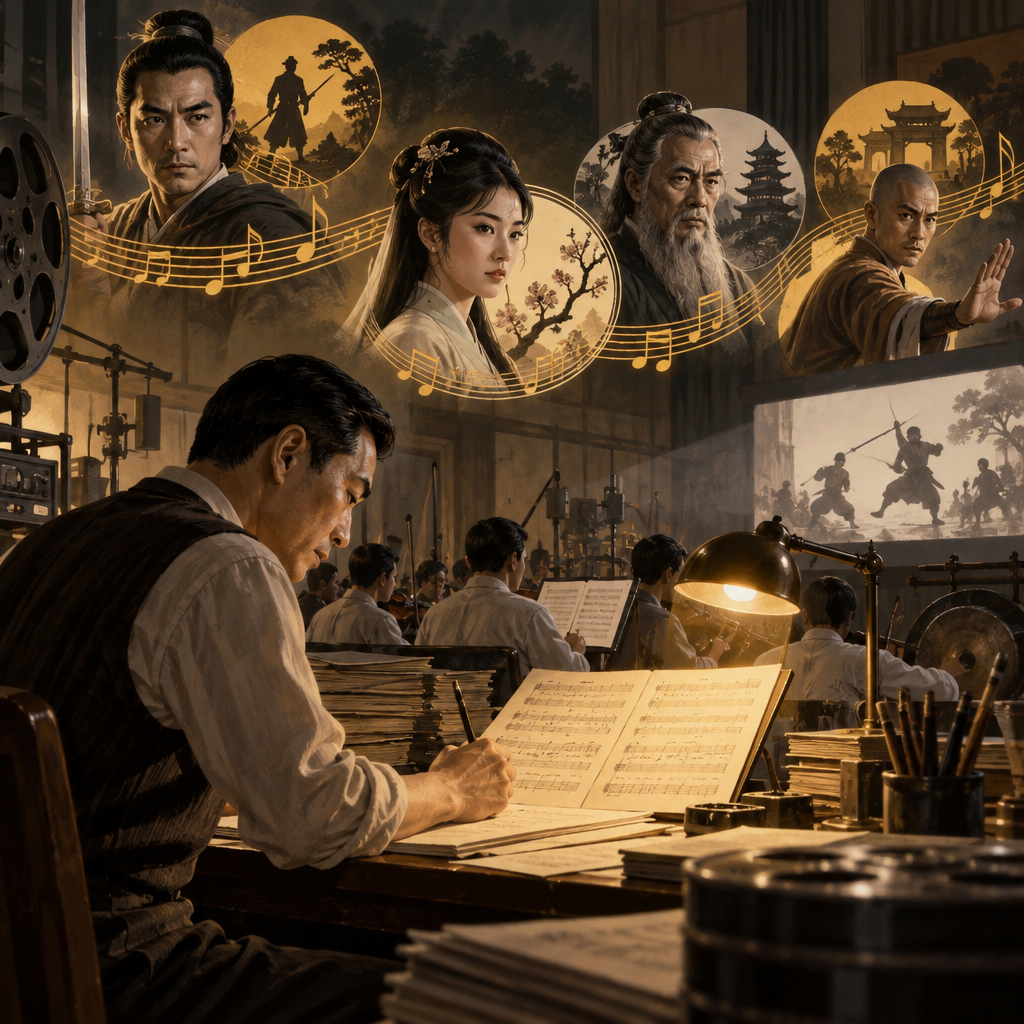 The Architecture of the Shaw Brothers Score — illustration