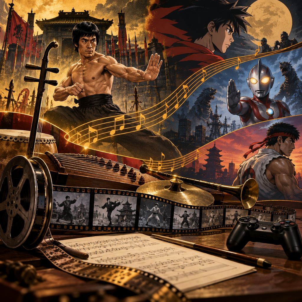 The Legacy: Why Modern Kung Fu Still Sounds Like Shaw — illustration