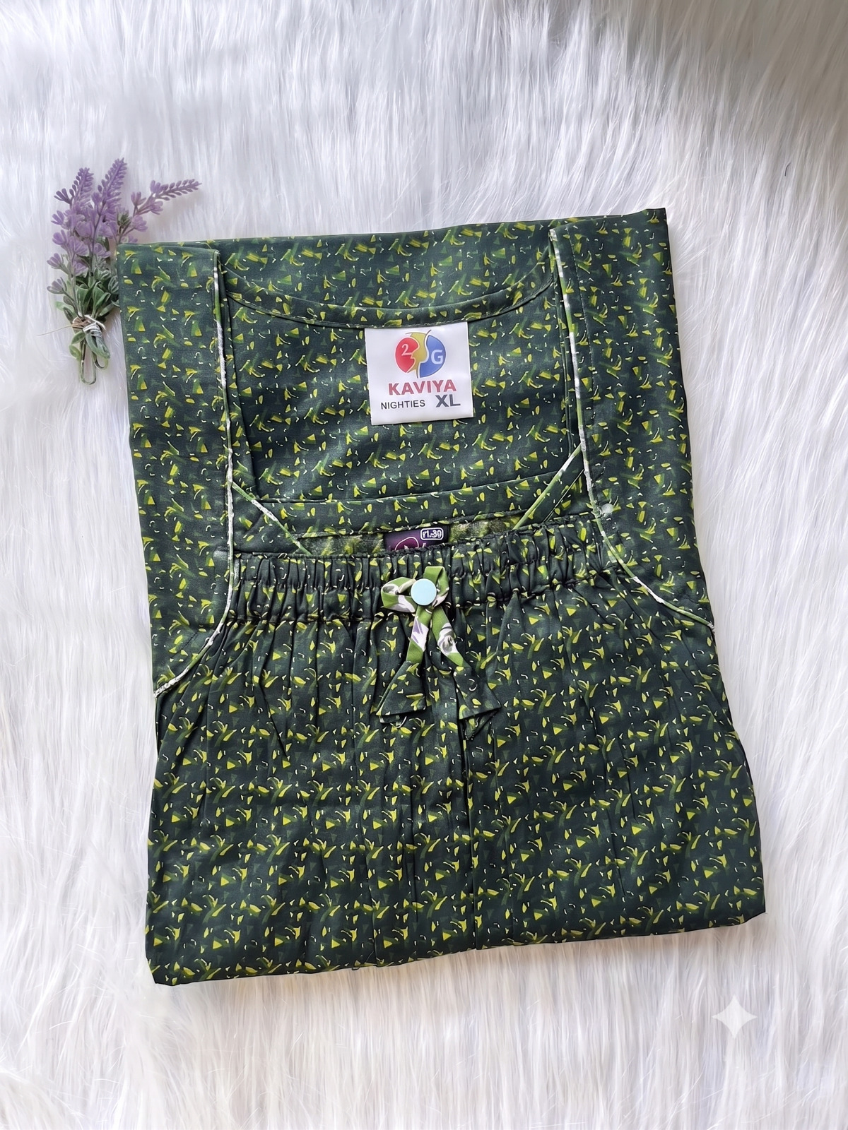 Women's Printed Cotton Nighty