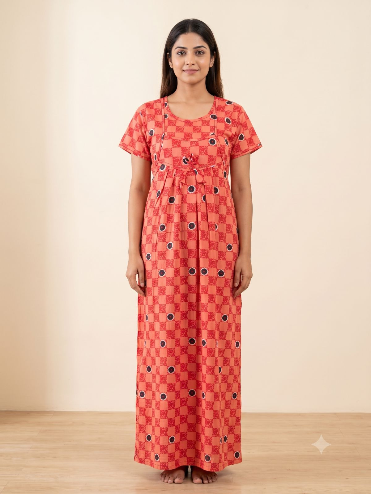 floral print cotton nightie 1