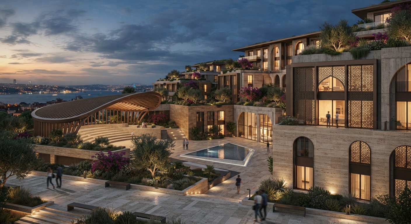 Dünyaca Ünlü Mimari Yapılardan Esinlenen Render Fikirleri: ArchiRend ile Etik ve Yaratıcı Üretim — ArchiRend AI görseli