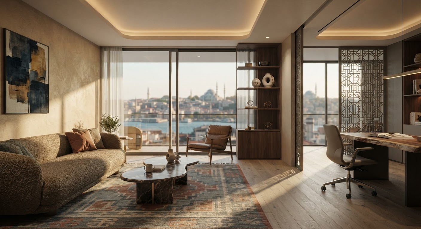 İç mimarlık trendlerini render preset’e dönüştürmenin mantığı — ArchiRend AI görseli