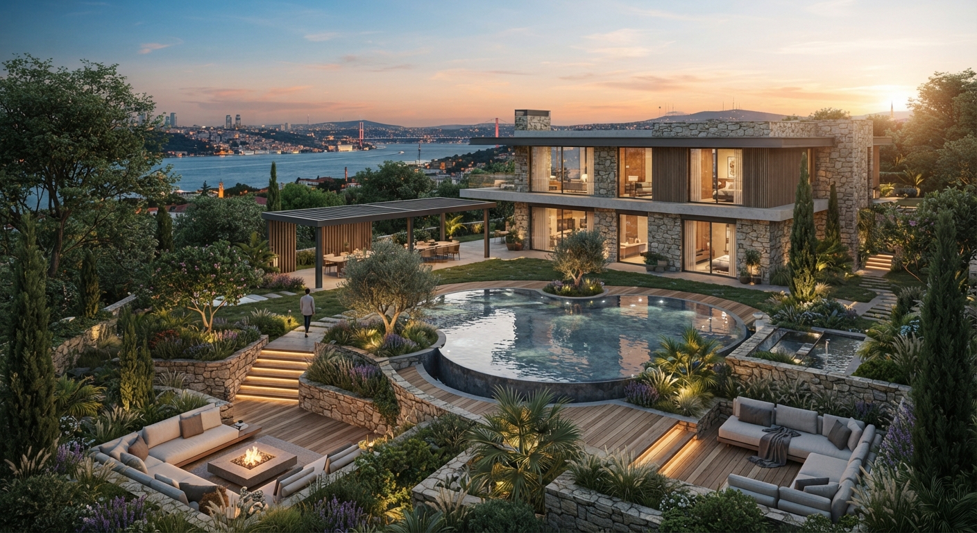 Peyzaj Tasarım Projelerinde Yapay Zeka Render: 2025–2026 Bahçe Trendlerini Adım Adım Görselleştirme Rehberi — ArchiRend AI görseli