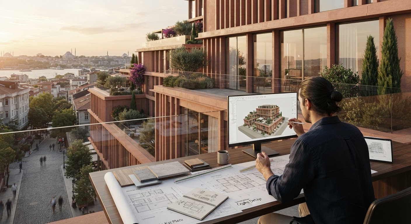 Render mimari sürecine giriş: Neden sistematik ilerlemek kritik? — ArchiRend AI görseli