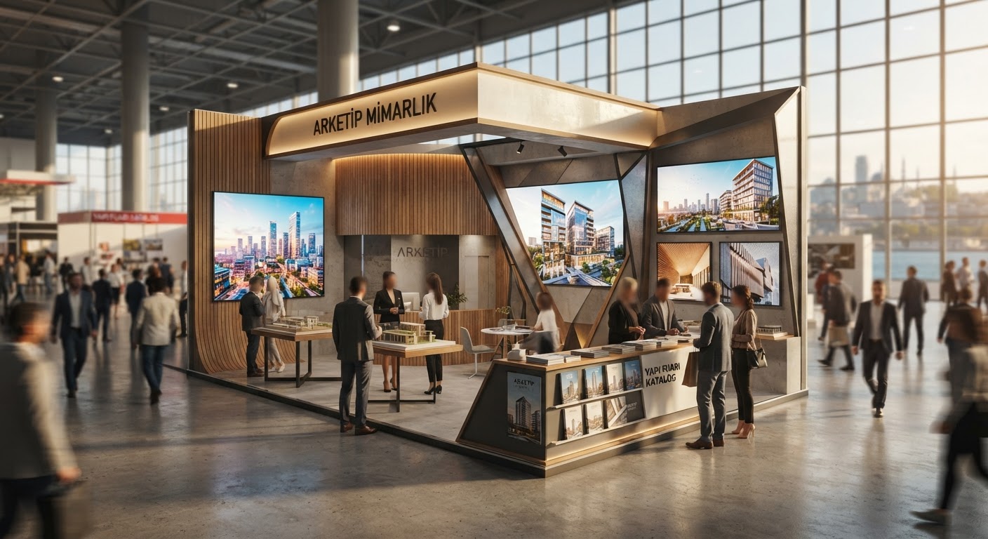 Hedefleri netleştirme: Stand, katalog, dijital ekranlar — ArchiRend AI görseli