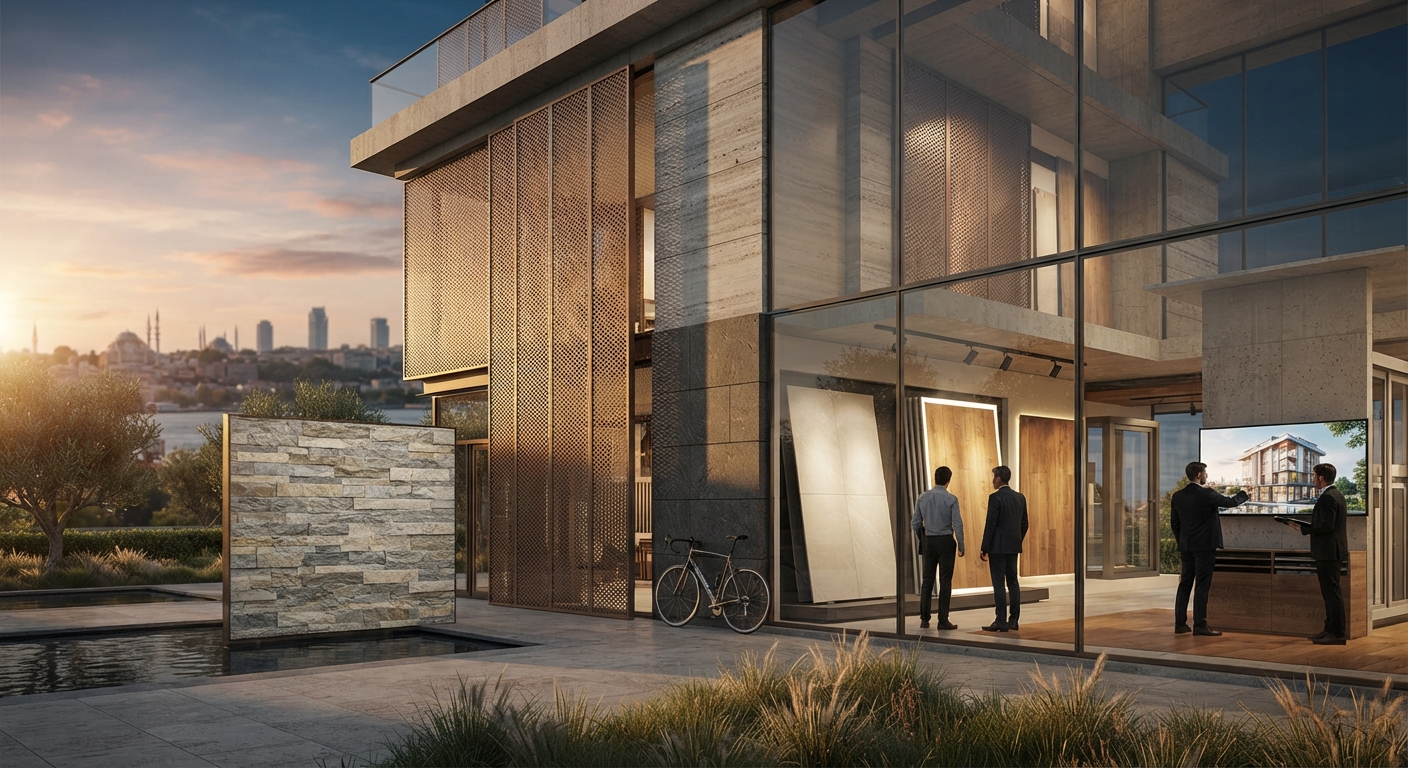 Yapı malzemesi firmaları için mimari render neden kritik? — ArchiRend AI görseli
