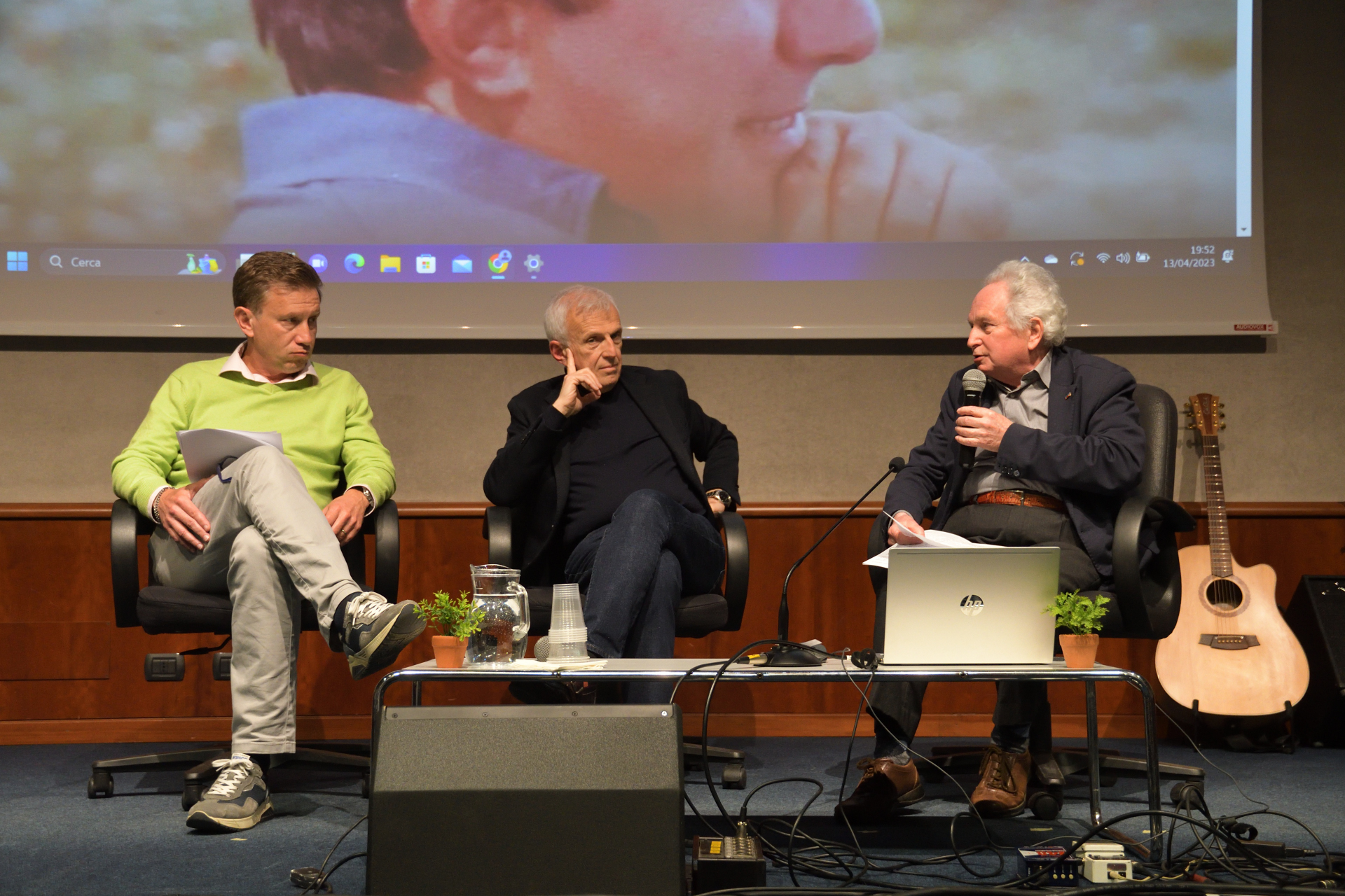 Roberto Rossi, presidente Anpi Provincia di Alessandria e Marco Ciani, segretario della CISL parlano di Pasquale Cinefra