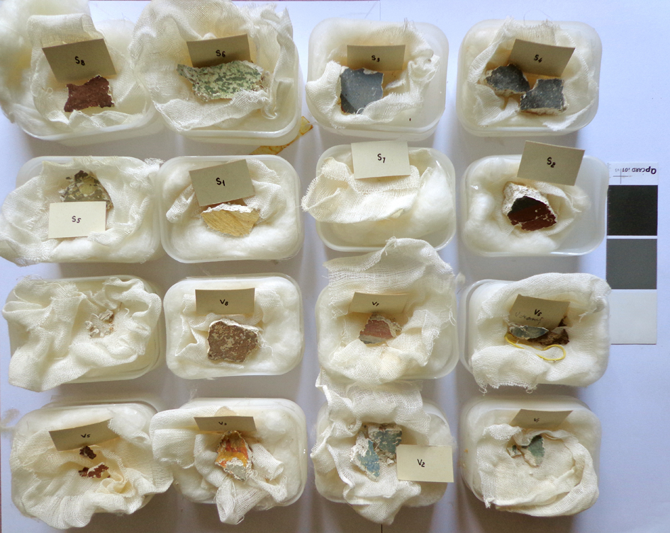 05 – Initial storage condition, 2018. Samples from Romania. Photo by Milene Gil
