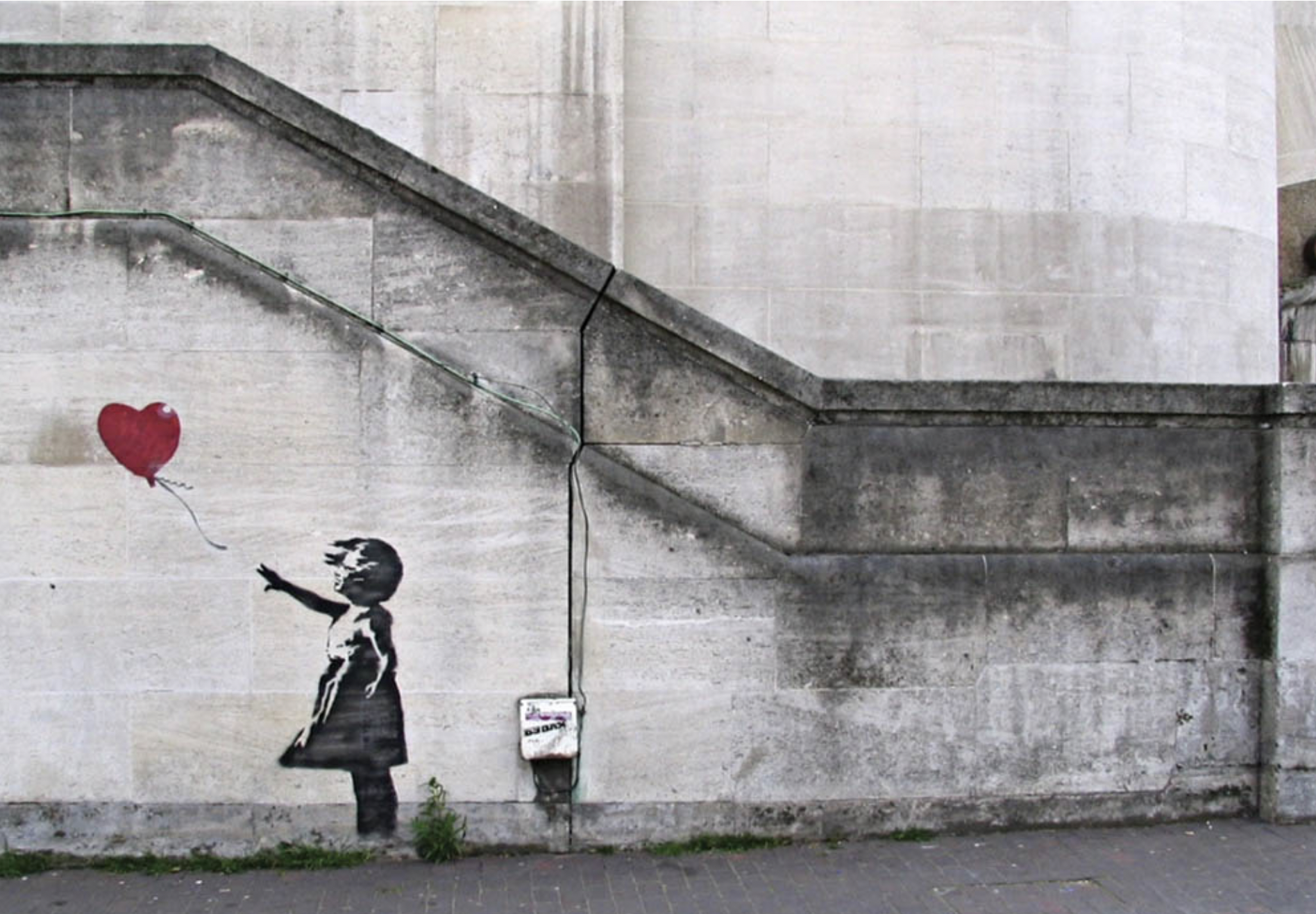 Bansky, Girl with Ballloon 2002