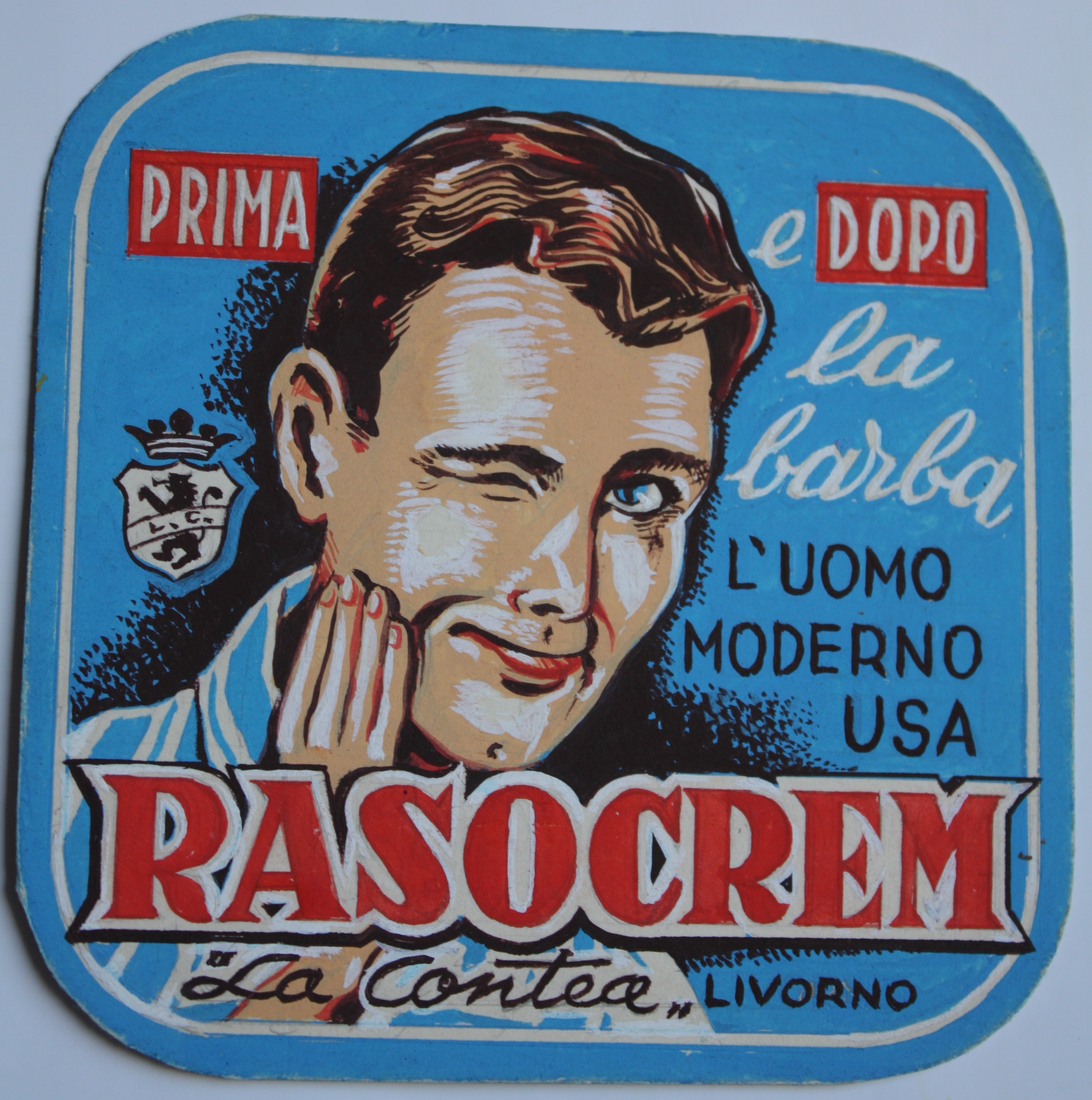 Marchio Rasocrem, La Contea, Livorno - 1958, Sirio Galli