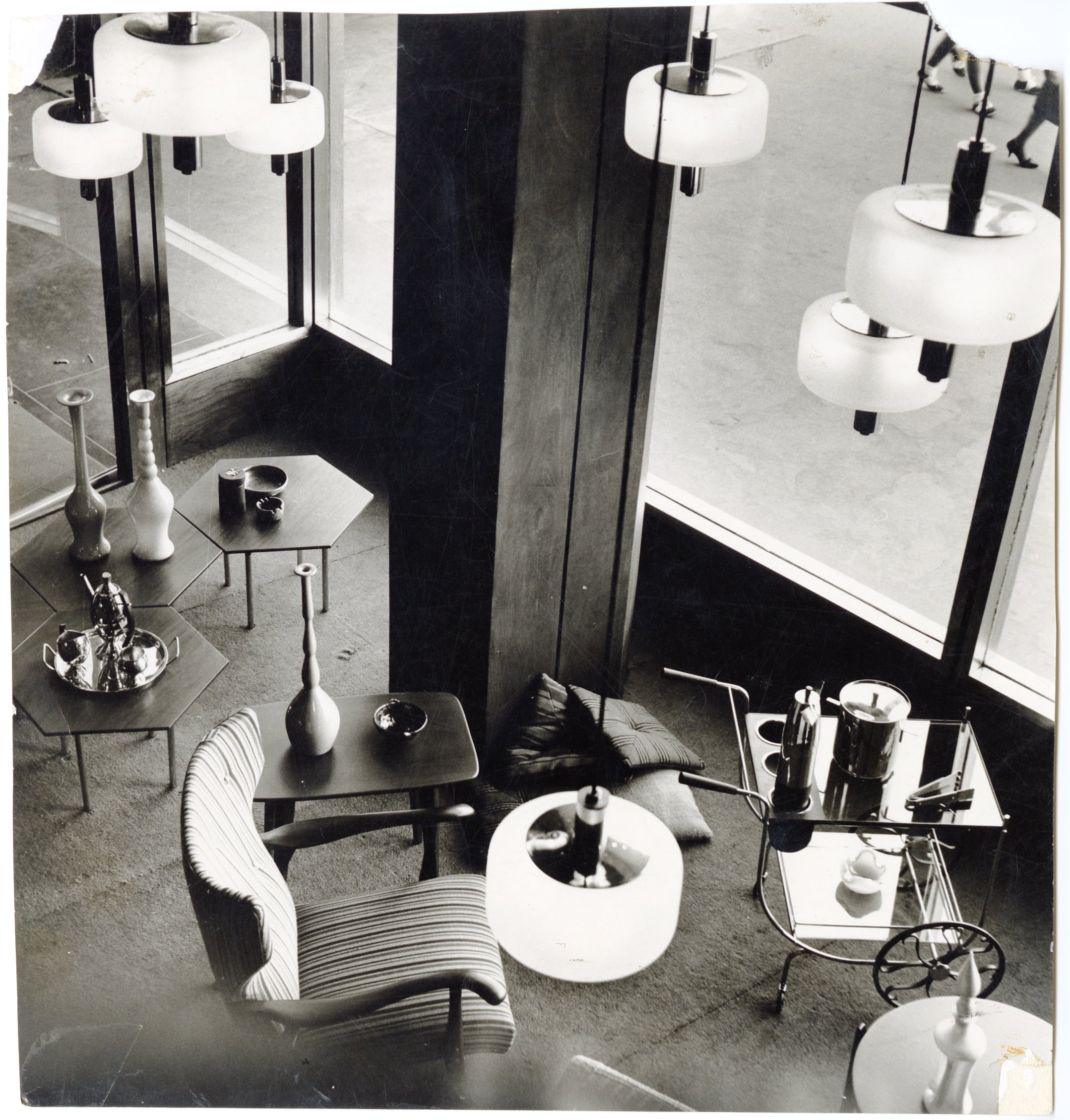 Negozio per esposizione di mobili Ervico, Carrera Settima, Bogotà, 1961