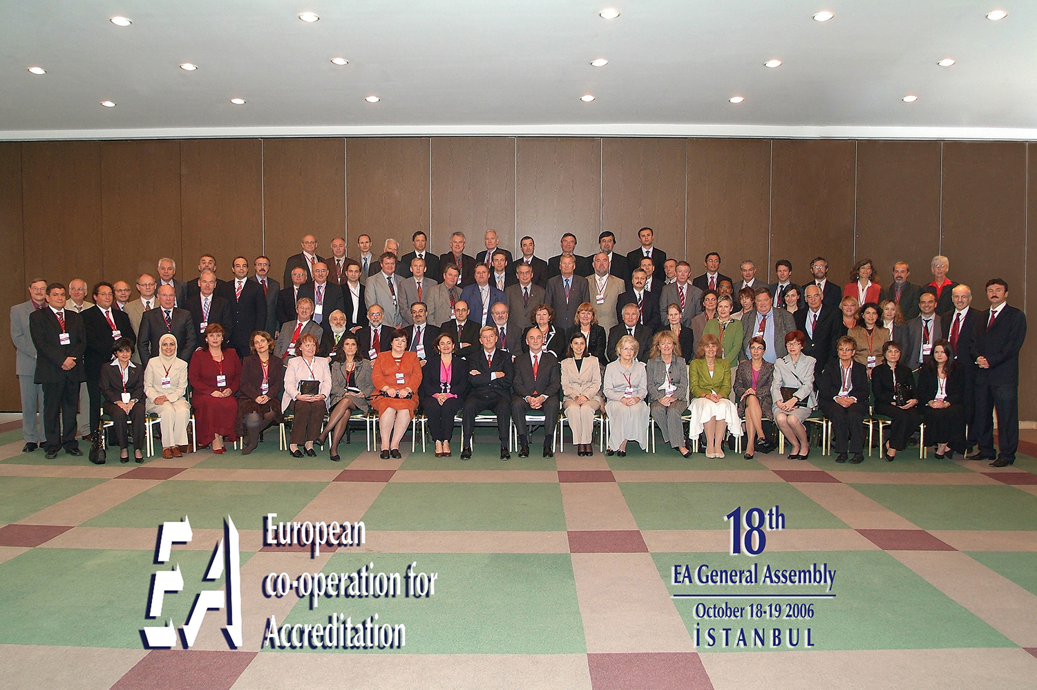 19 novembre 2006, Istanbul, Assemblea Generale EA con il Presidente Lorenzo Thione.