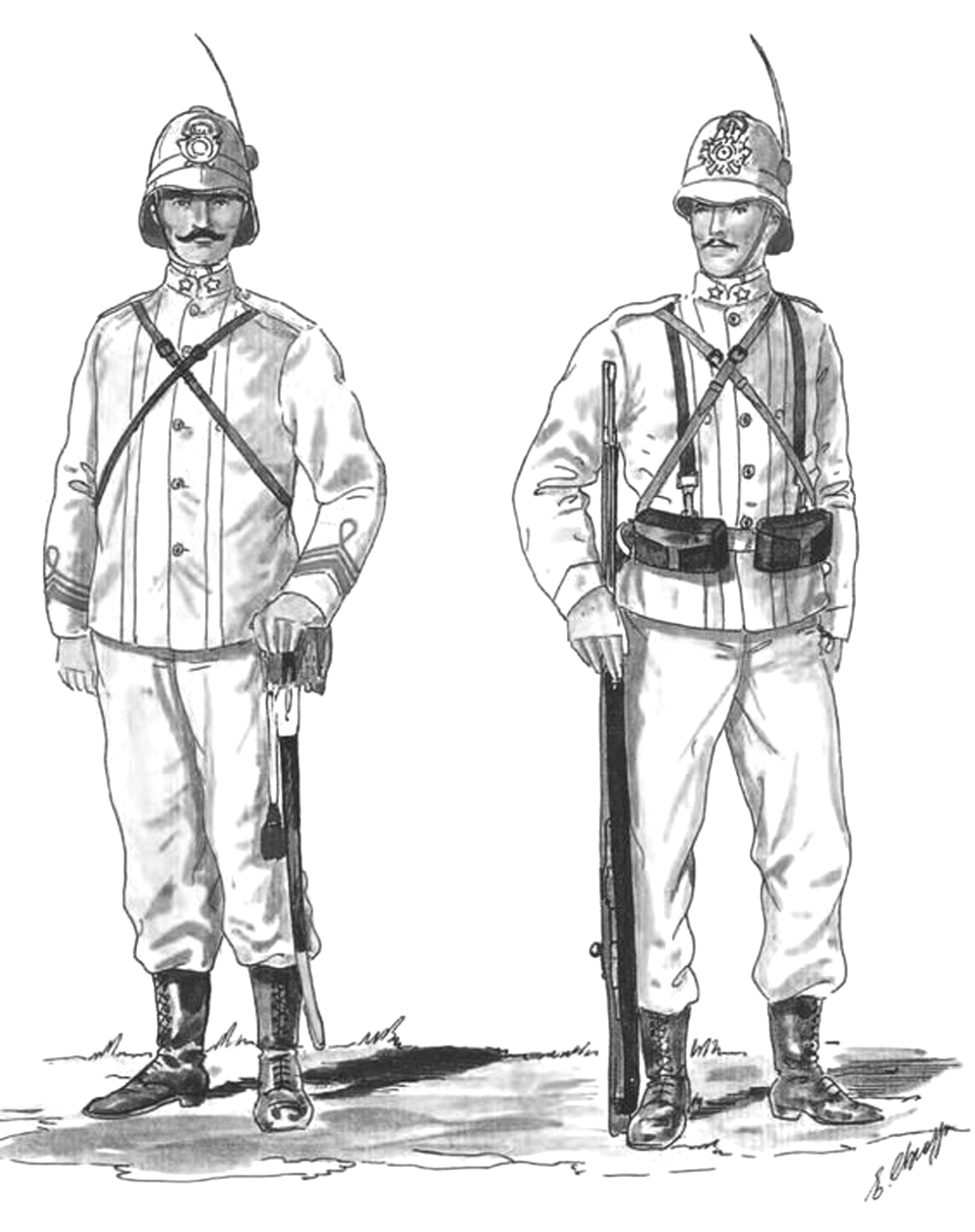 Alpini in uniforme “africana” ai tempi della battaglia di Abba Garima