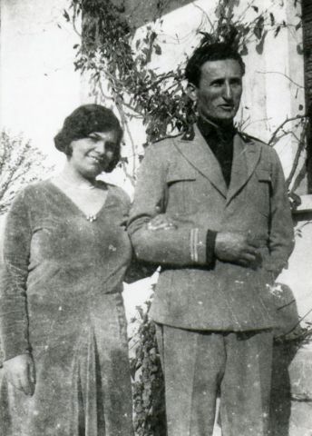 Milena Mantovani e Candido Fanti, inizio anni '40