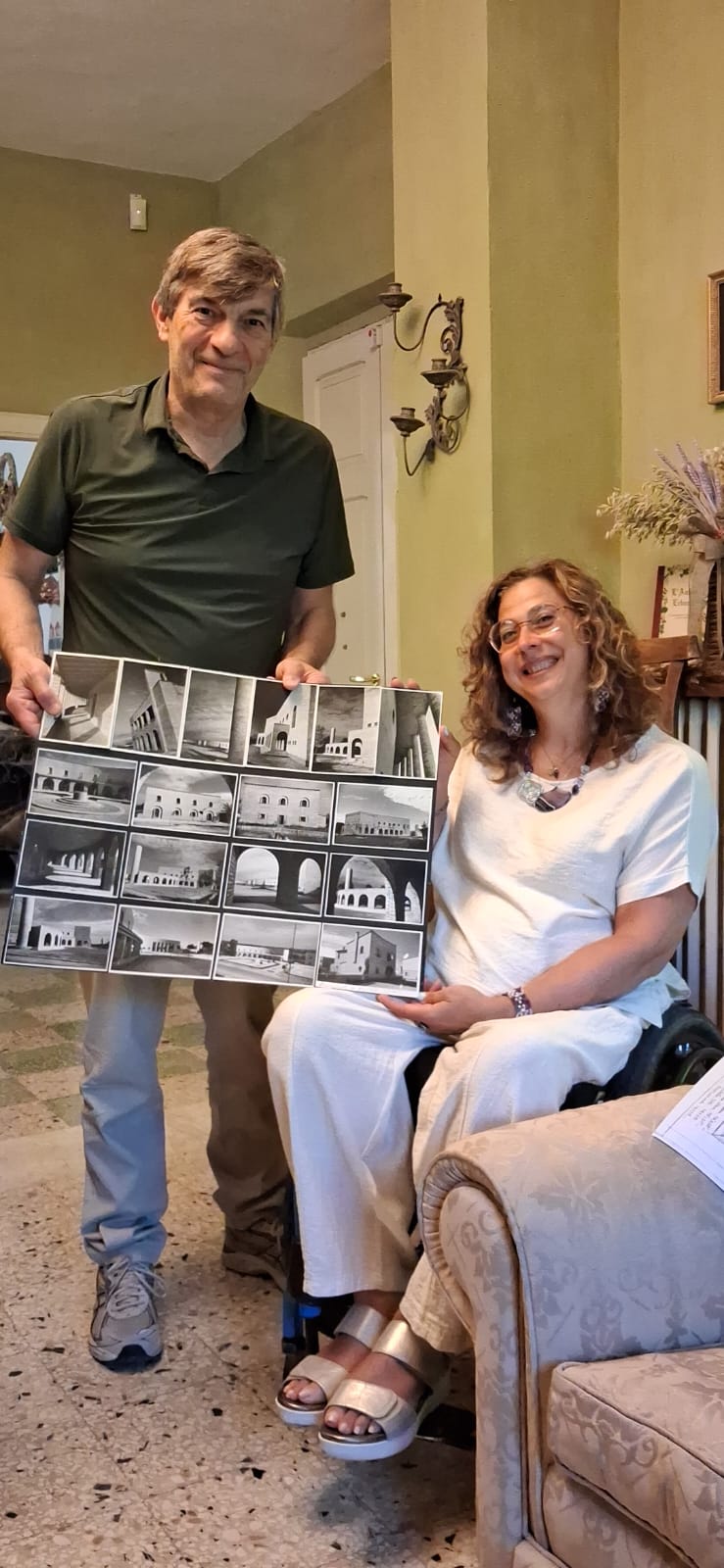 Maurizio Urbani e l'Assessore alla Cultura Rossella Cappotto