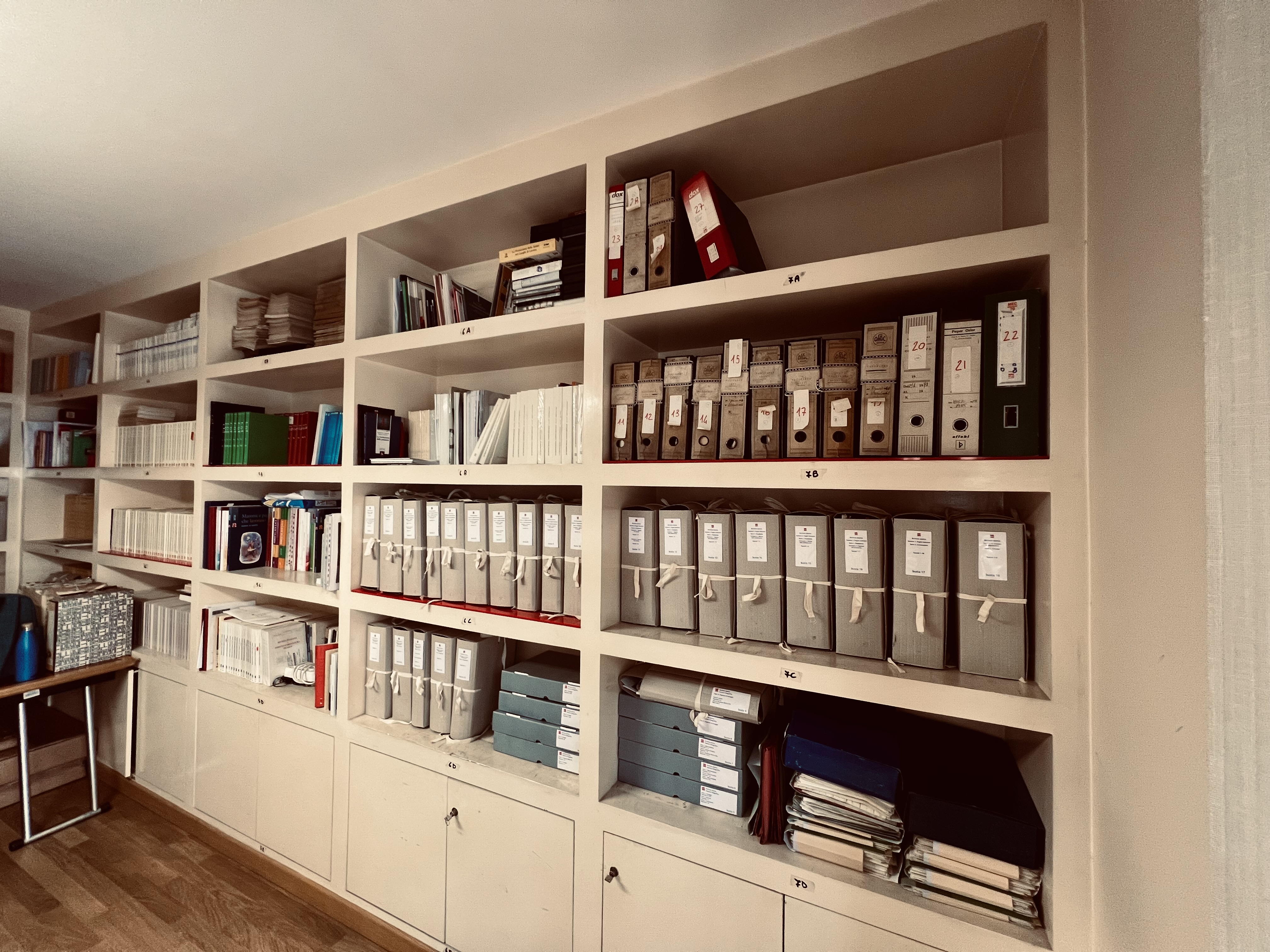 Panoramica dell'archivio