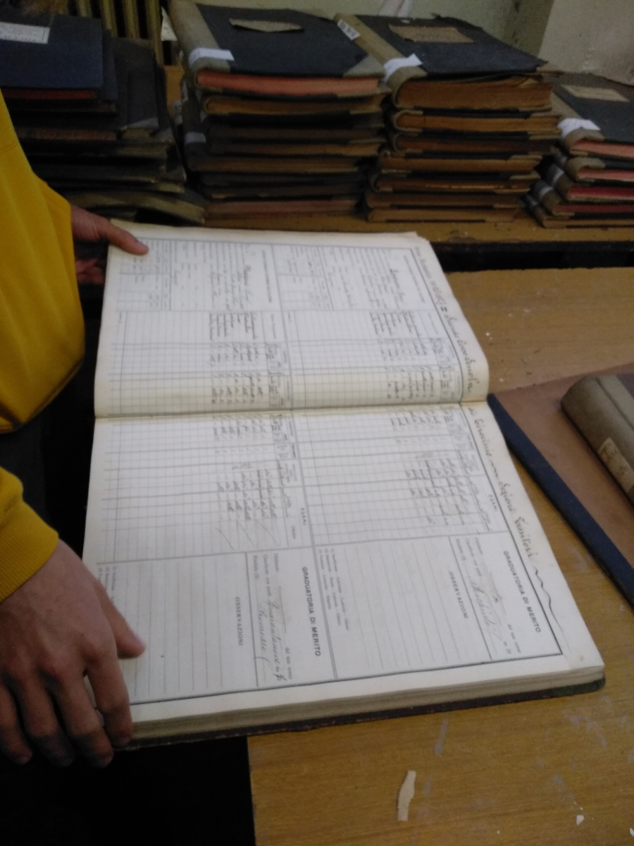 Registro presente nell'archivio Paleocapa