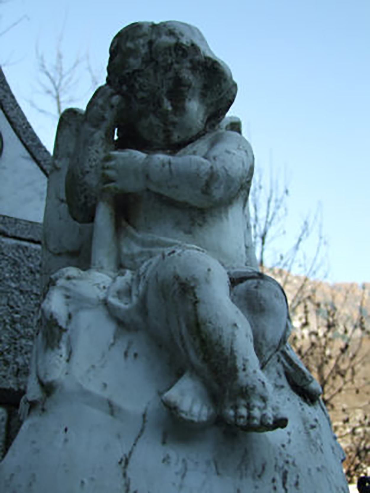 Angelo sulla tomba di Diva Bosazza - Cimitero di Campiglia Cervo