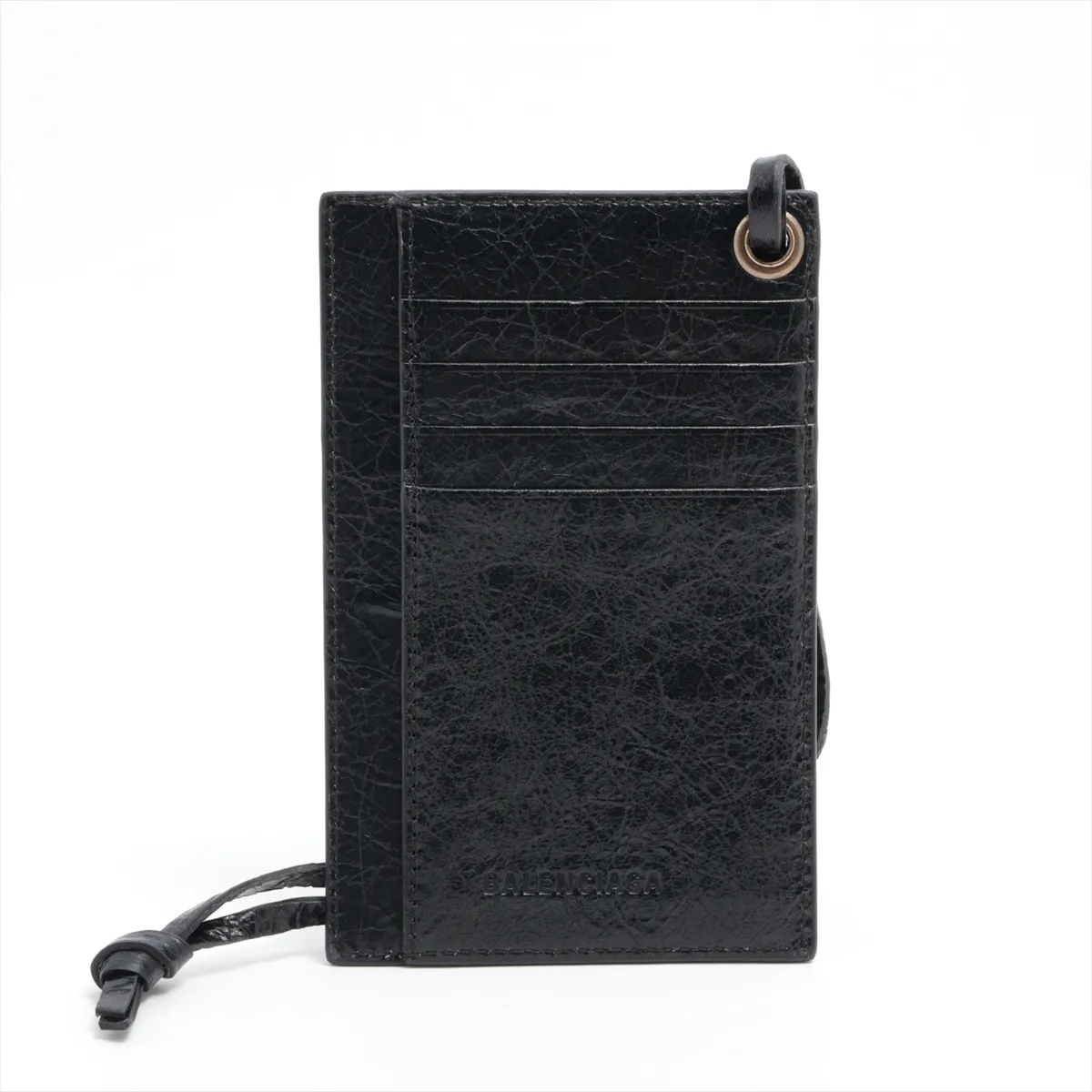Le City Leather Card Case, Black 853753 — view 2