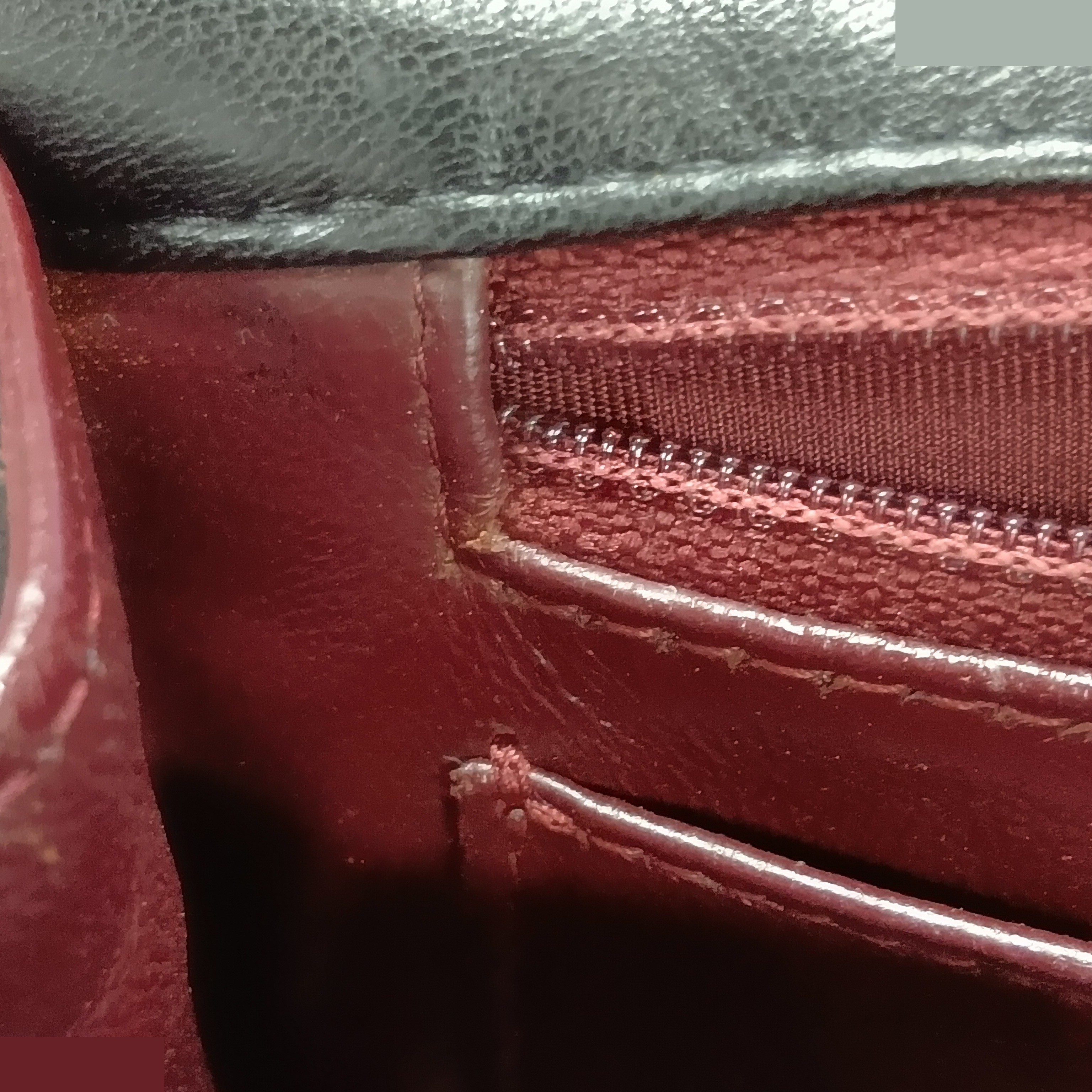 Large Matelassé 30 Lambskin Single Flap Double Chain Bag — view 12