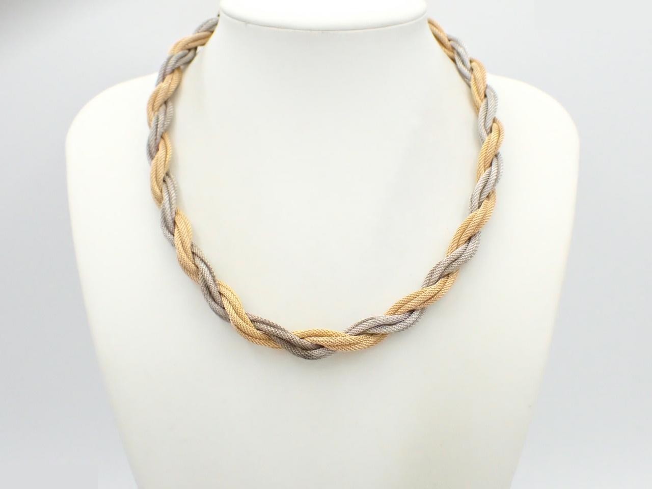 Twisted necklace, neck circumference approximately 46 cm — view 3