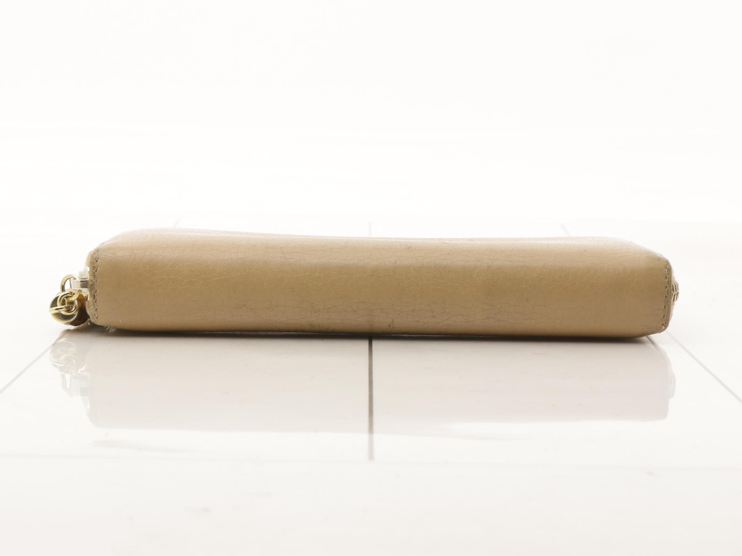 Bamboo (bag) and wallet, beige — view 3
