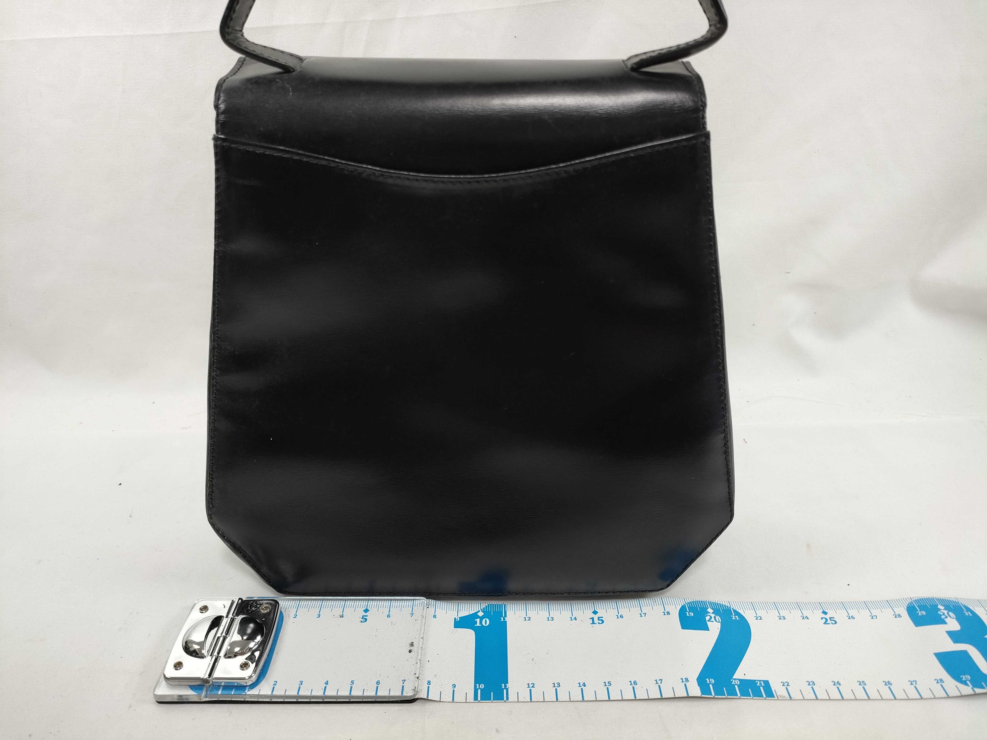 Triomphe Leather Black 2-Way Handbag — view 2