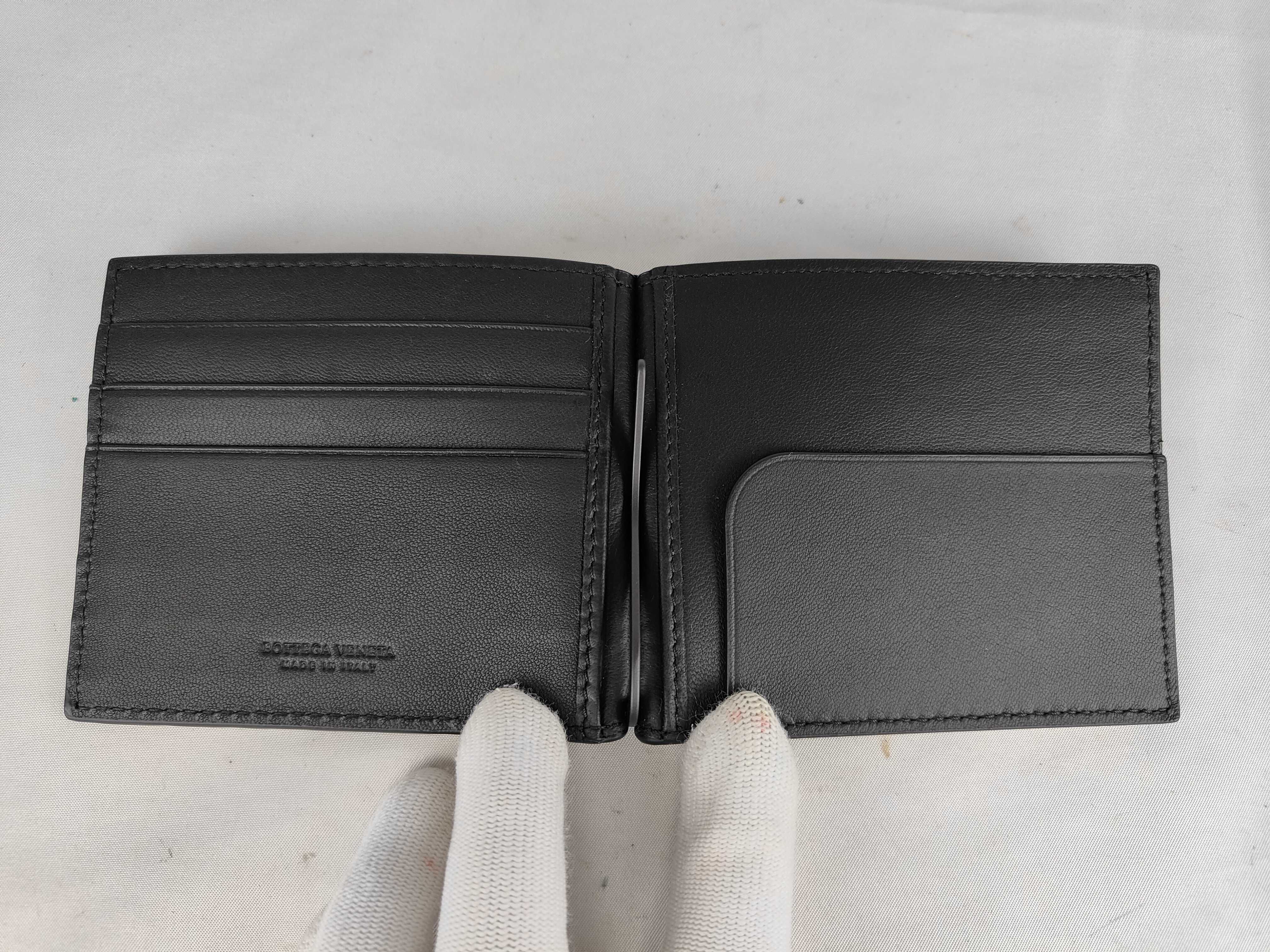 Intrecciato Money Clip Black 592626 Wallet — view 7