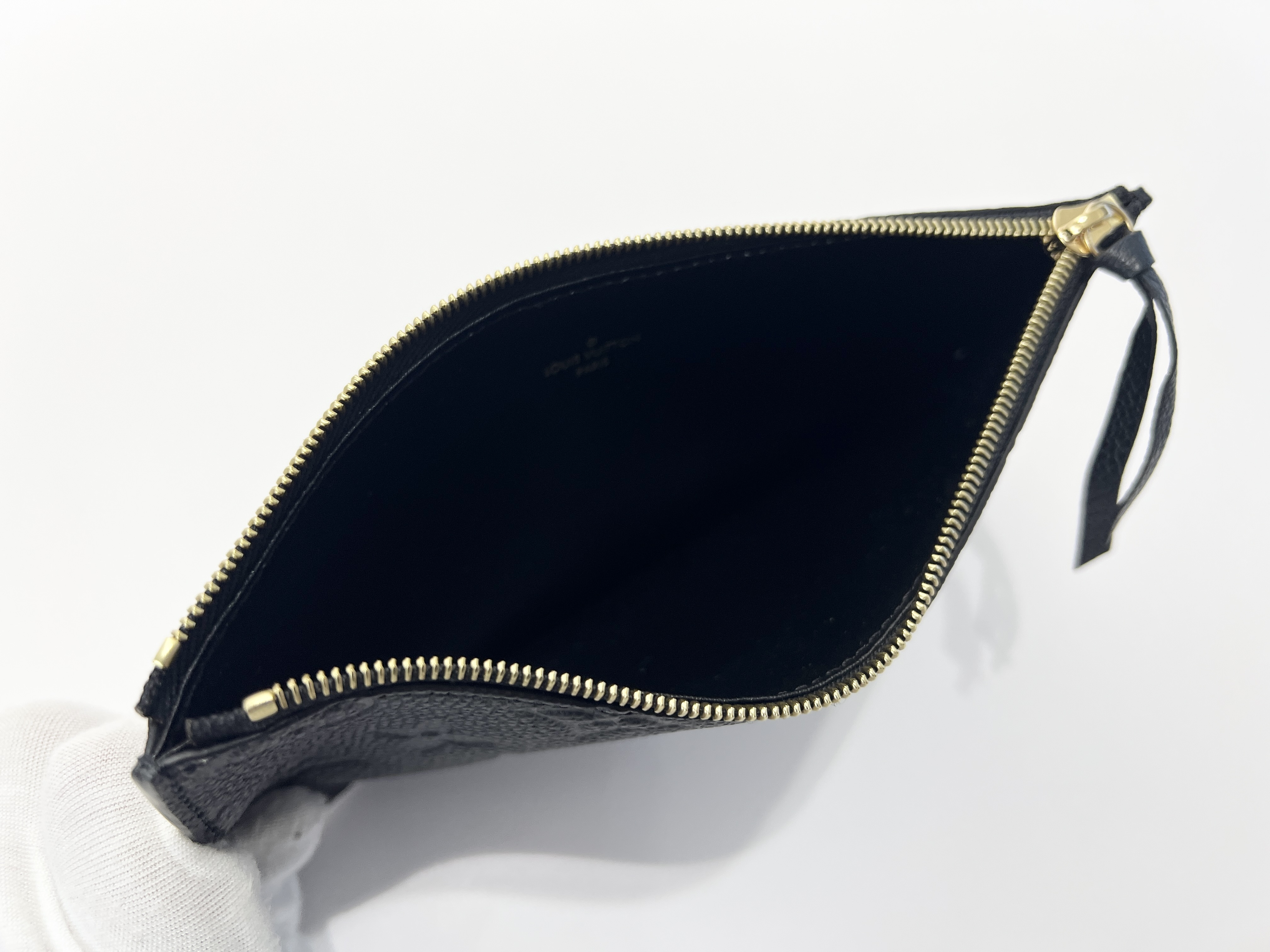 Pochette Felicie Noir Monogram Empreinte Leather Chain Shoulder Bag — view 14
