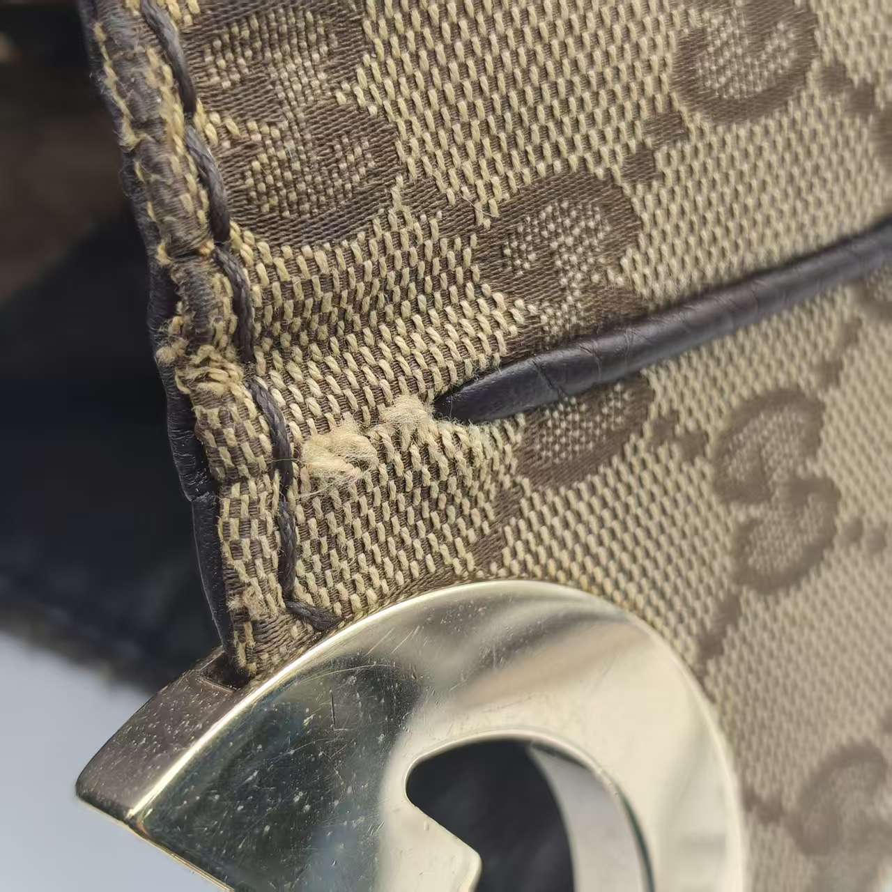 【*Shipped from: China*】GUCCI Canvas Handbag 203504 — view 10