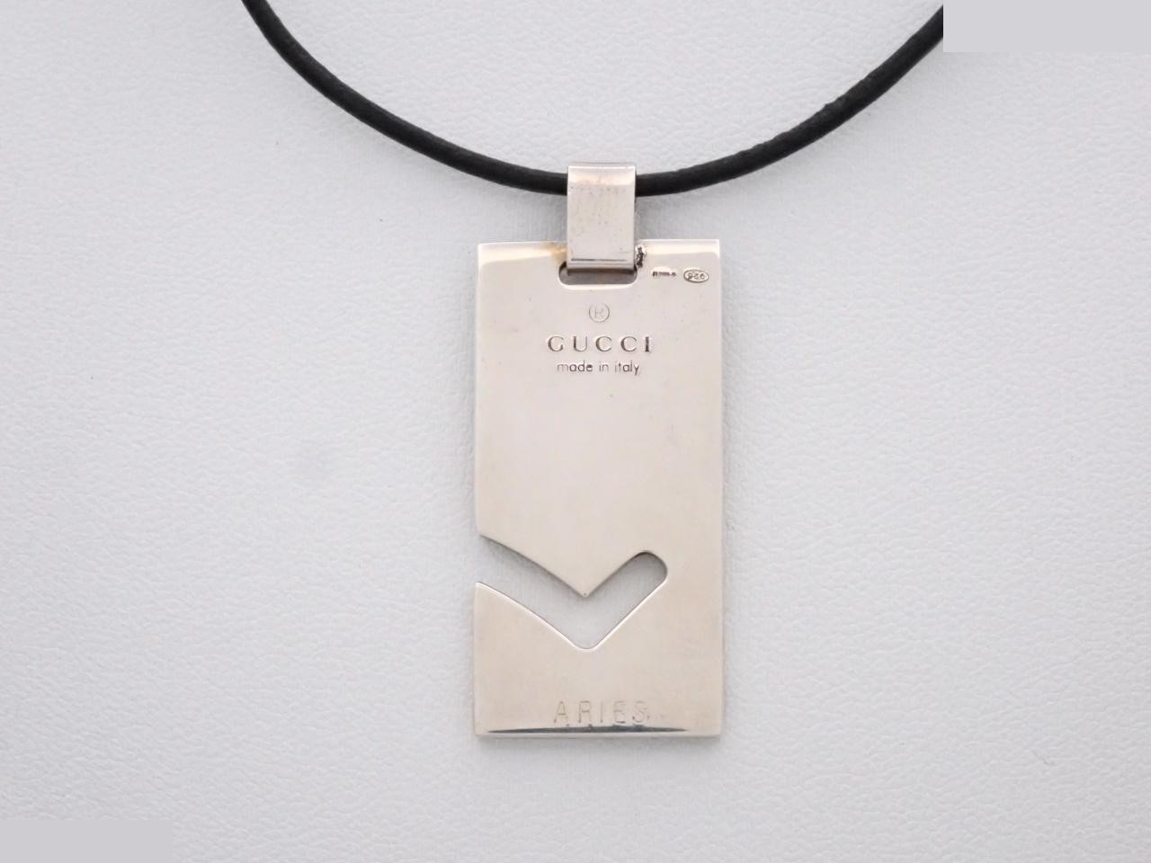 Aries (Aries zodiac sign) Silver Necklace, 925 Sterling Silver / Total Weight 14.6g