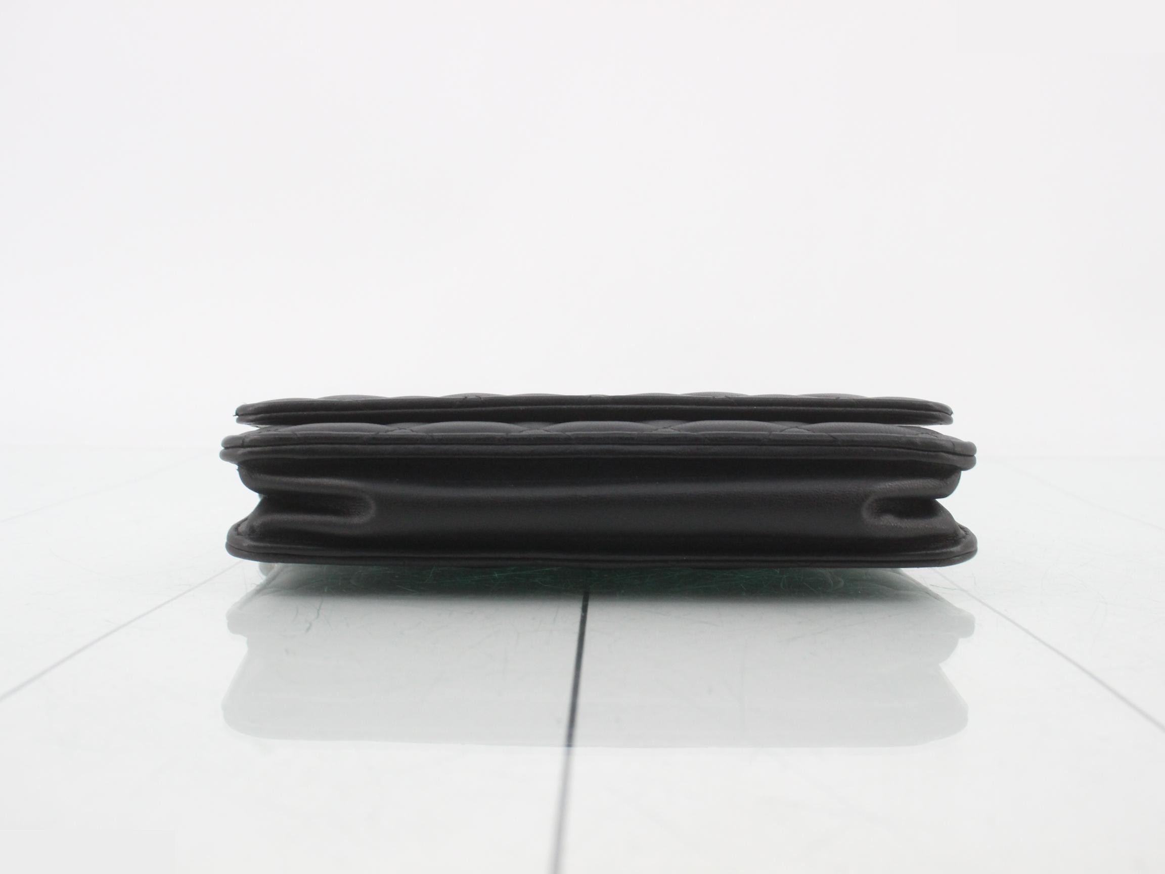 Lambskin Matelassé Classic Chain Wallet — view 3