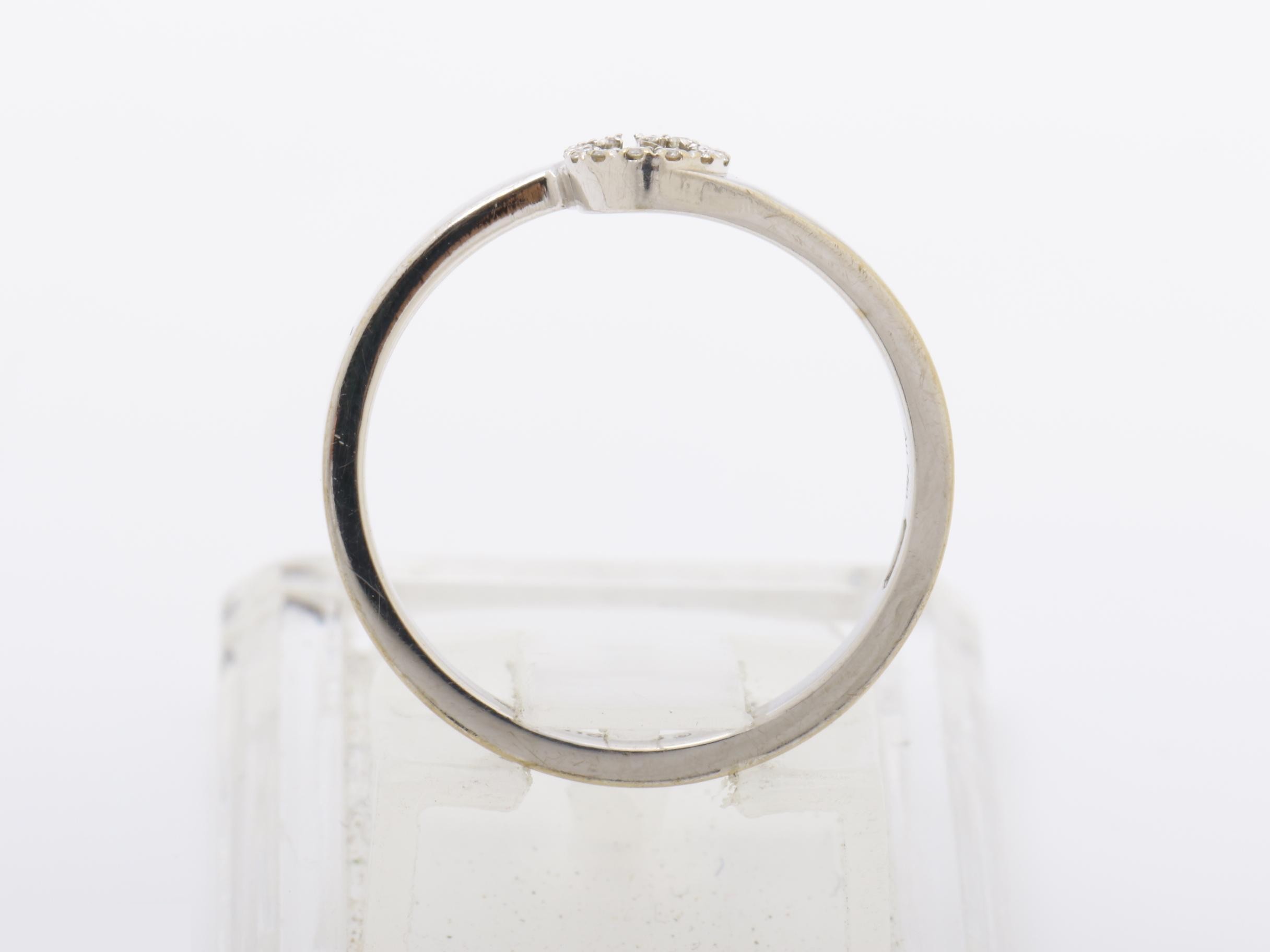 GG Running Ring, K18WG, Diamond — view 5