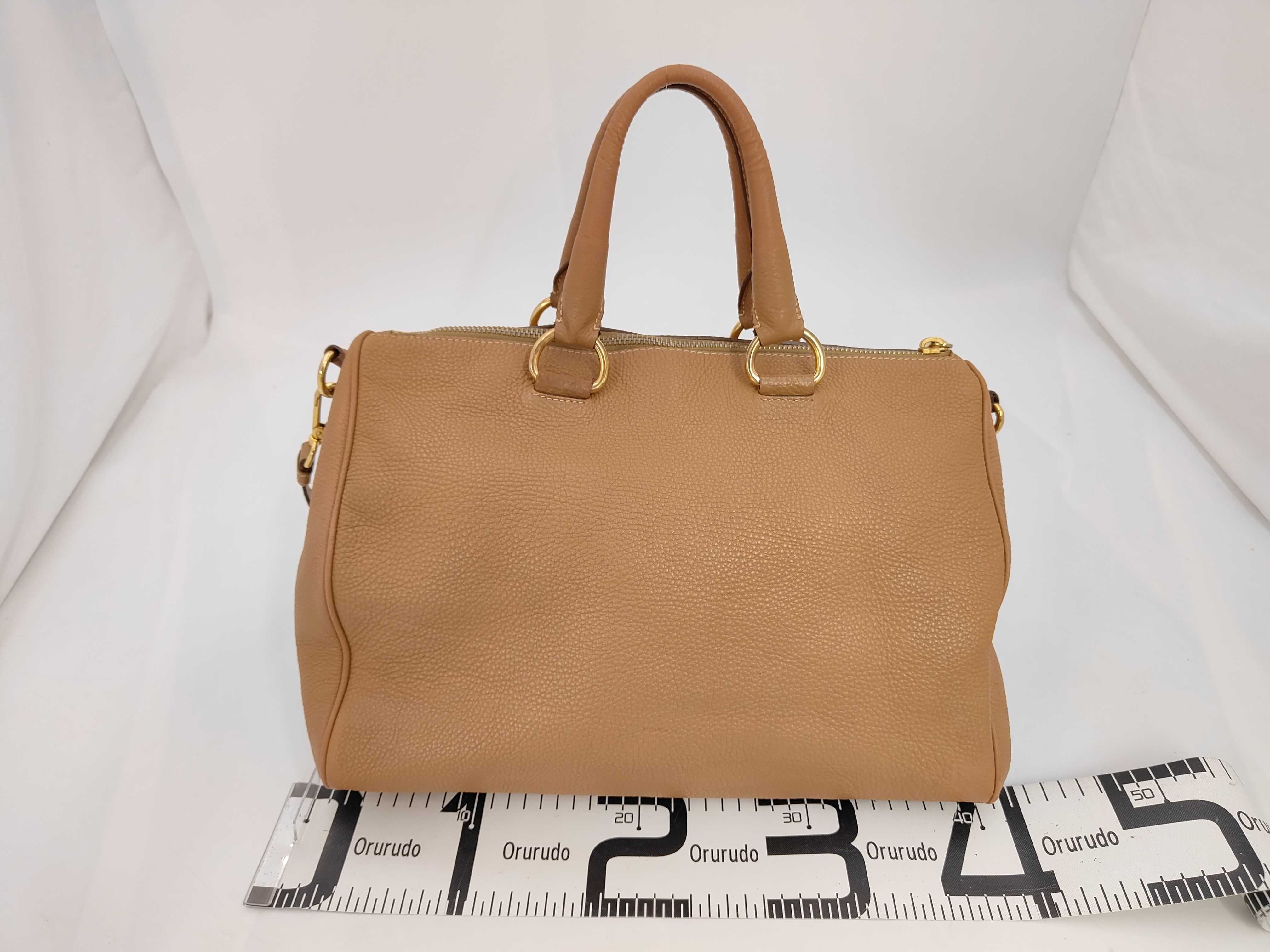 Soft Calfskin Leather Tote Shoulder Bag (Handbag) — view 2