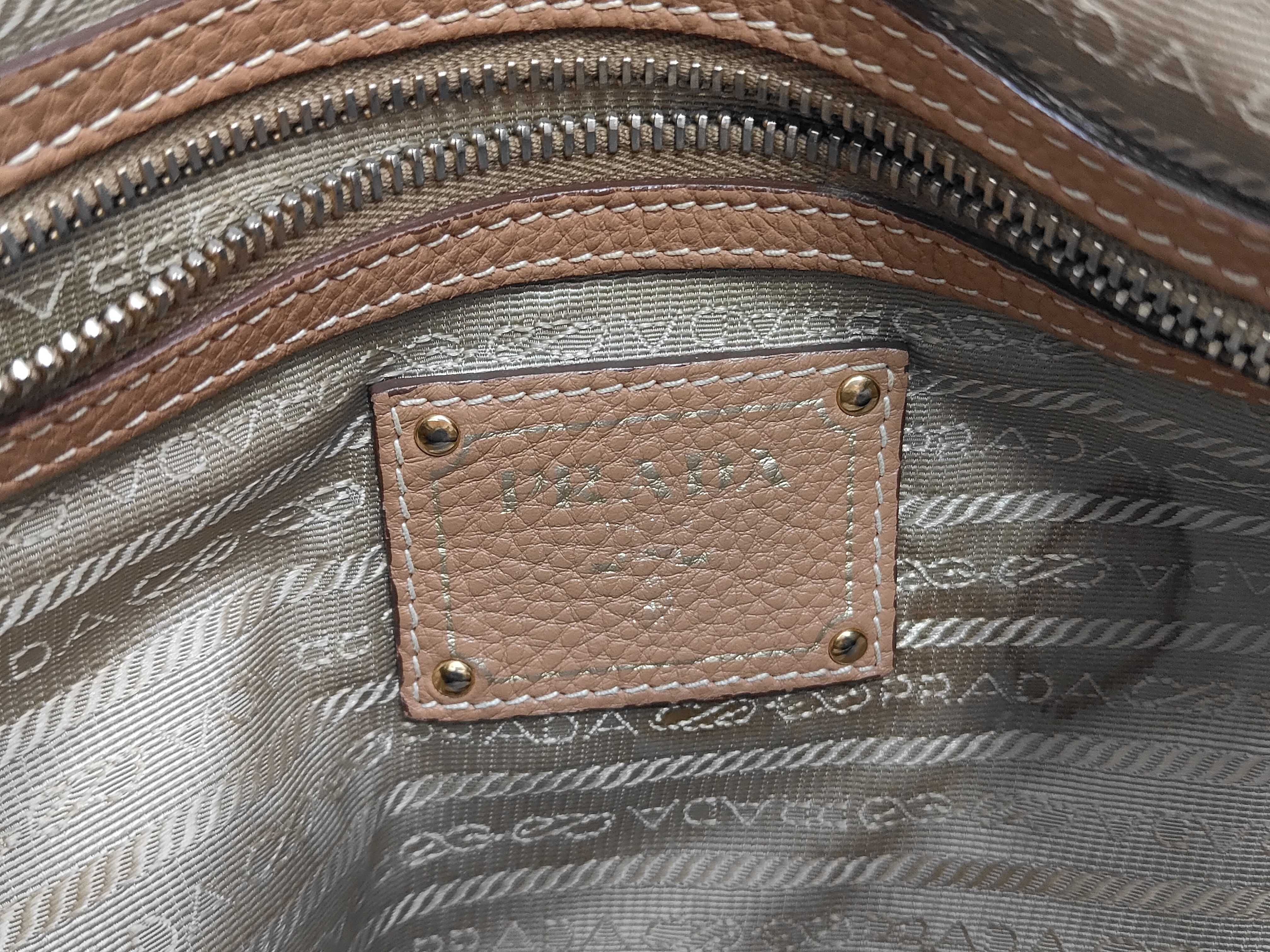 Soft Calfskin Leather Tote Shoulder Bag (Handbag) — view 11