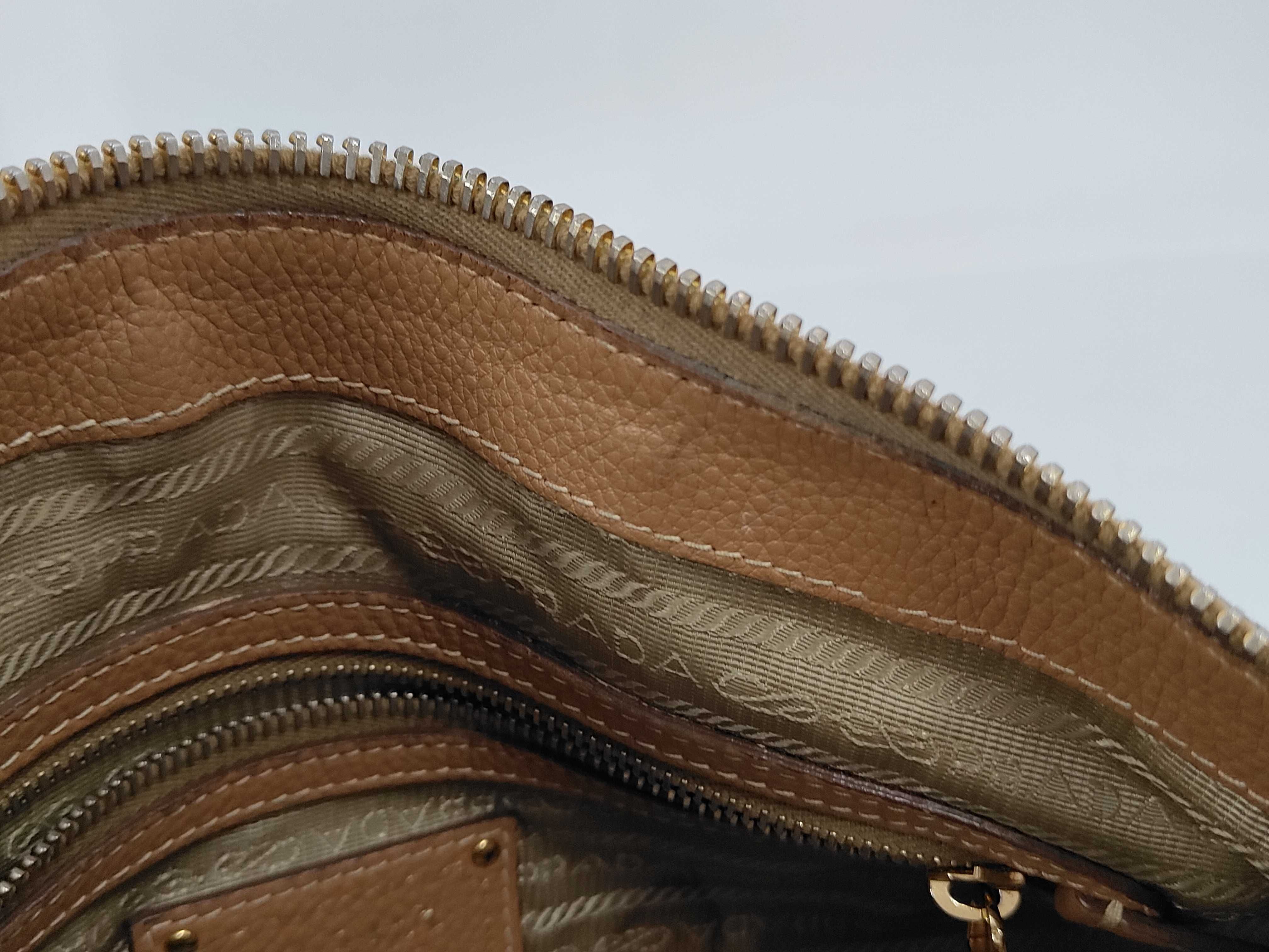 Soft Calfskin Leather Tote Shoulder Bag (Handbag) — view 12