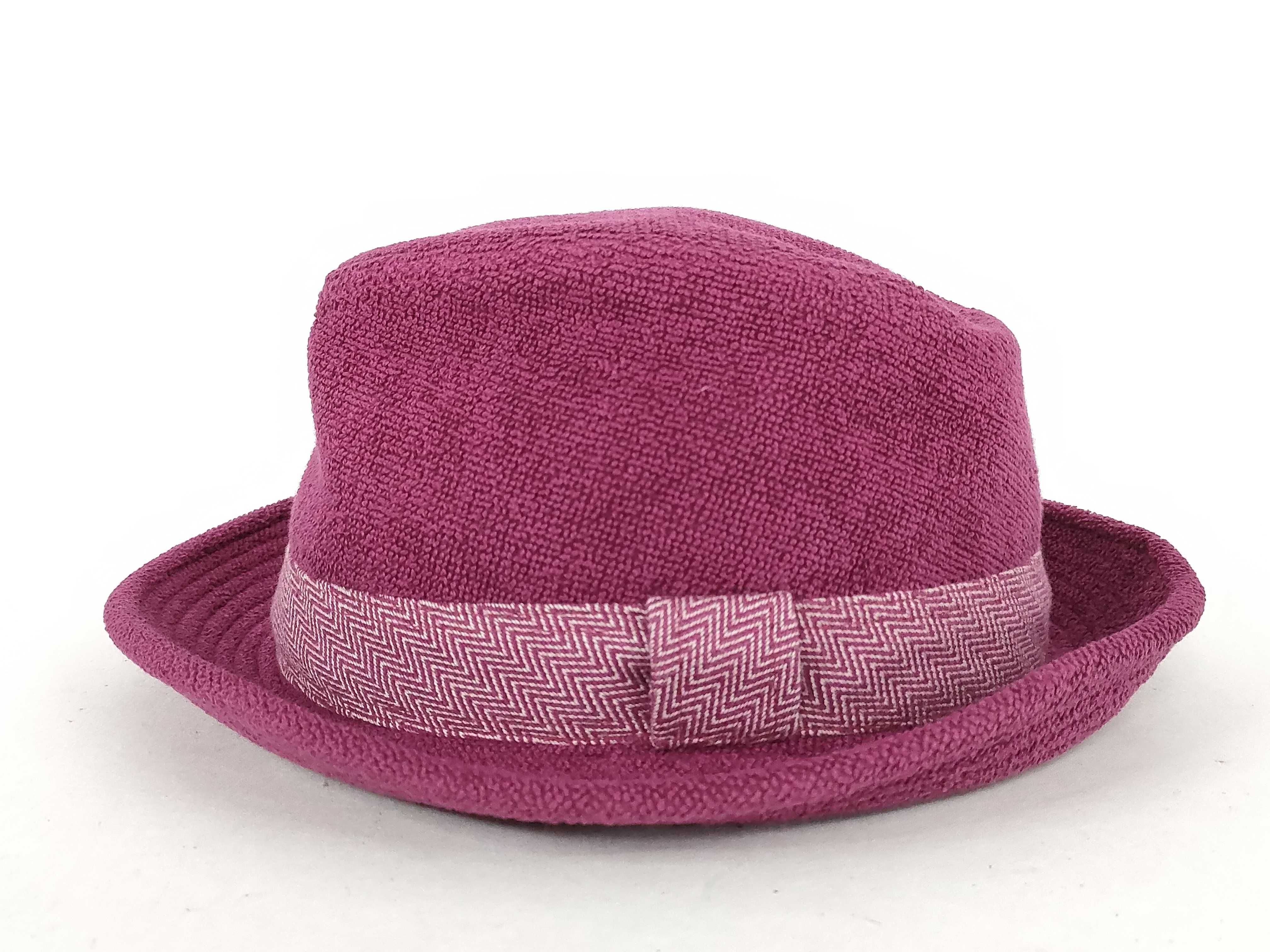 Cleaned Cotton Fedora Hat, Rose Purple, Hermes Other Accessories — view 2