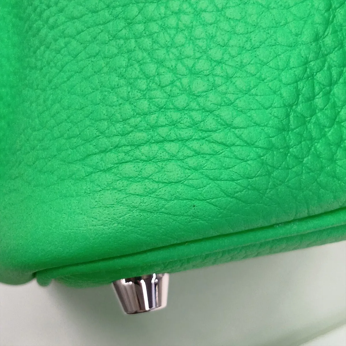 Hermès Picotin Lock 18 PM Eclat Taurillon Clemence Vert Comice x Blue Frida Silver Hardware K: 2025 — view 11