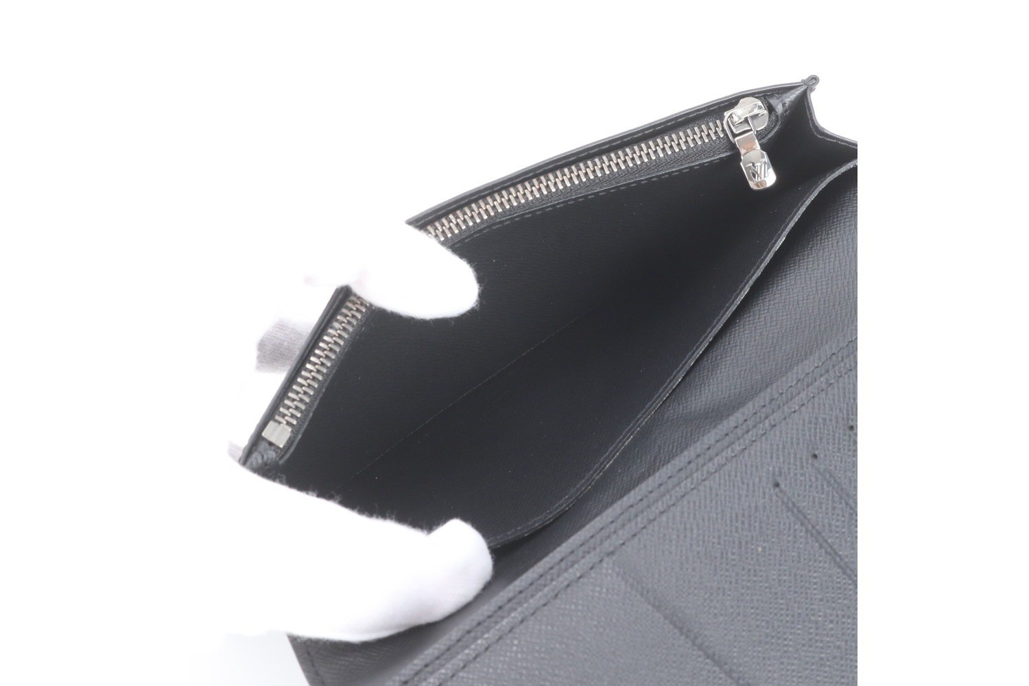 RFID-equipped Monogram Eclipse Portefeuille Brazza M61697 Leather — view 7